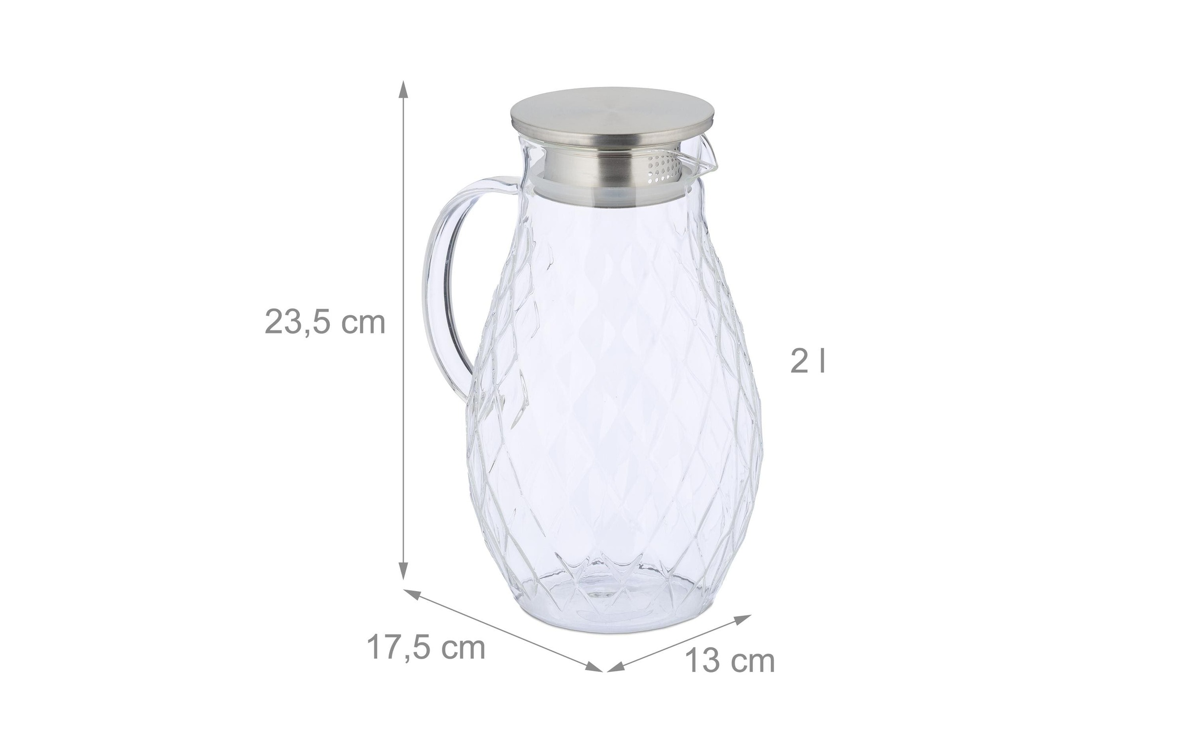 relaxdays Wasserkrug »2 Liter«