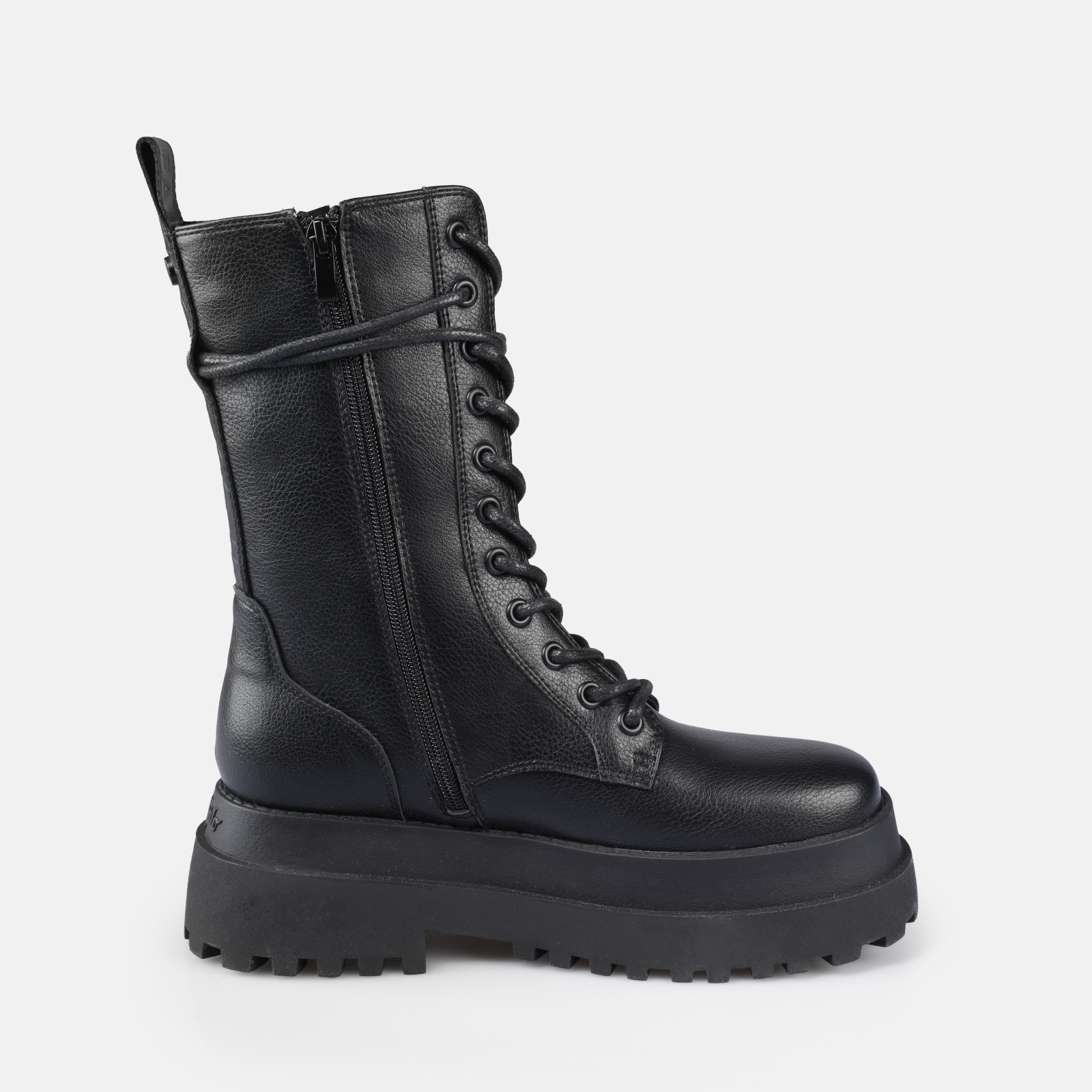 Buffalo Bottes à lacets »PLUTO«  Schnürboots, Plateaustiefel mit Profilsohle