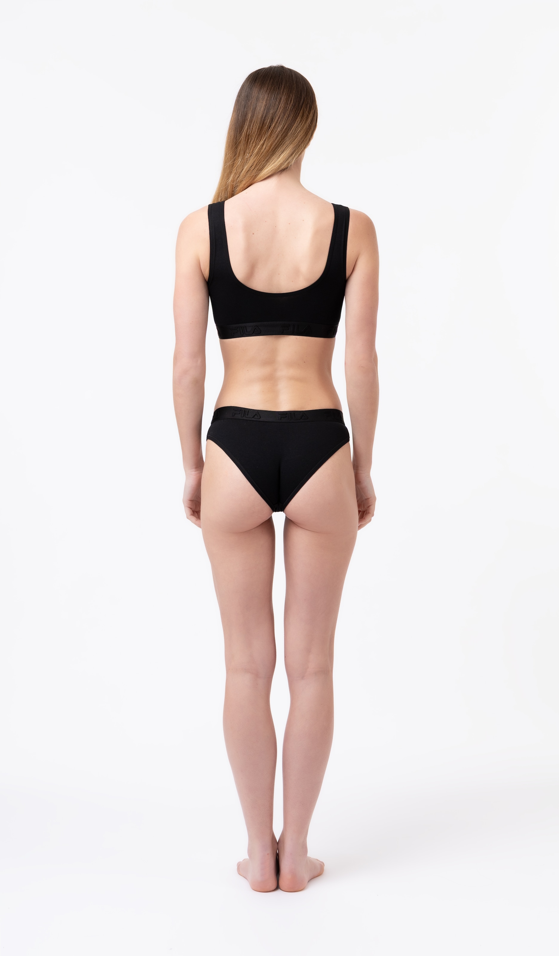 Fila Slip 3er Pack,  Baumwollmix, elastisch, Logobund