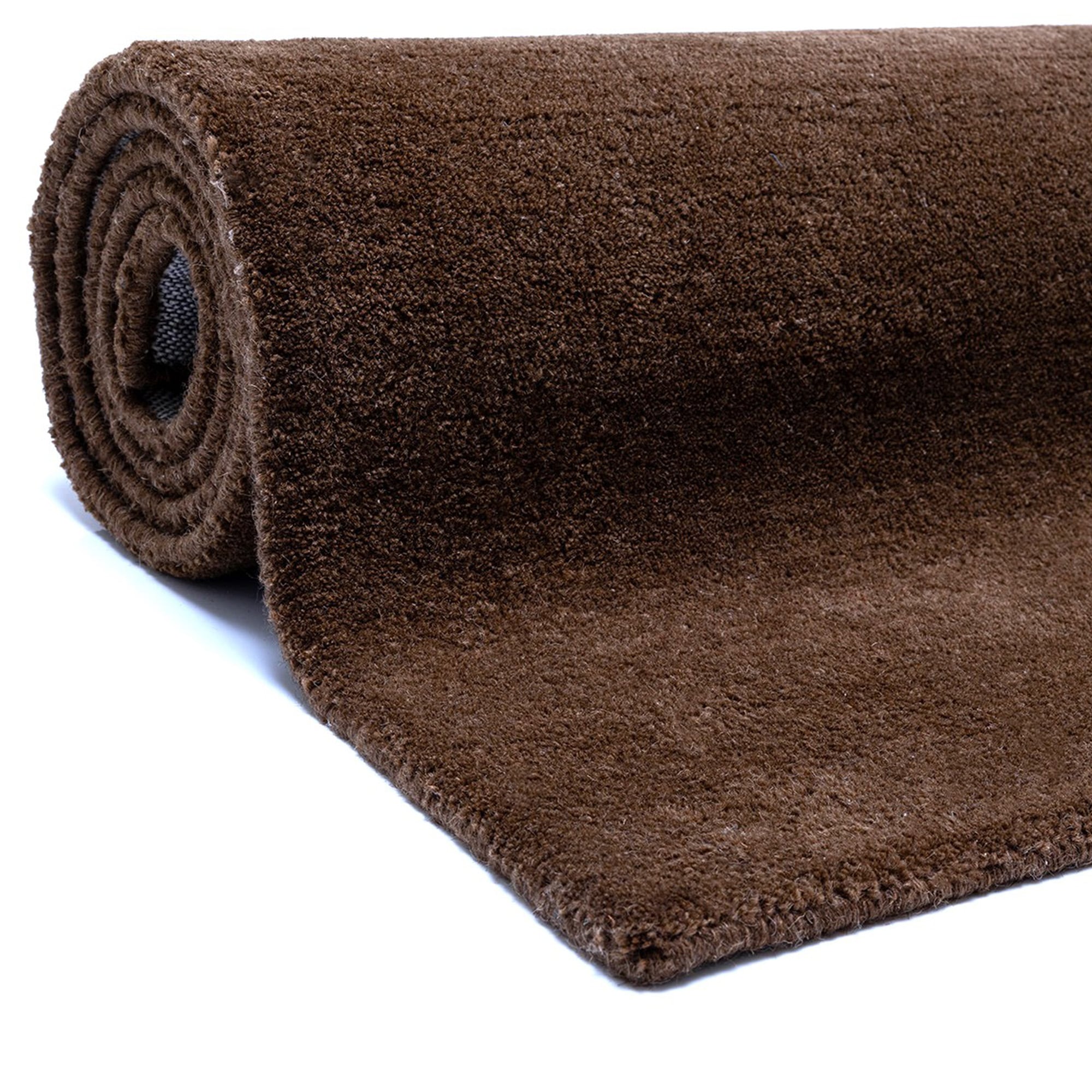 GOODproduct Wollteppich »Gabbo Natur, Handgefertigt, Teppich, reine Wolle, meliert« rechteckig 14 mm Höhe reine Wolle, Uni, Wohnzimmer, Schlafzimmer, Esszimmer