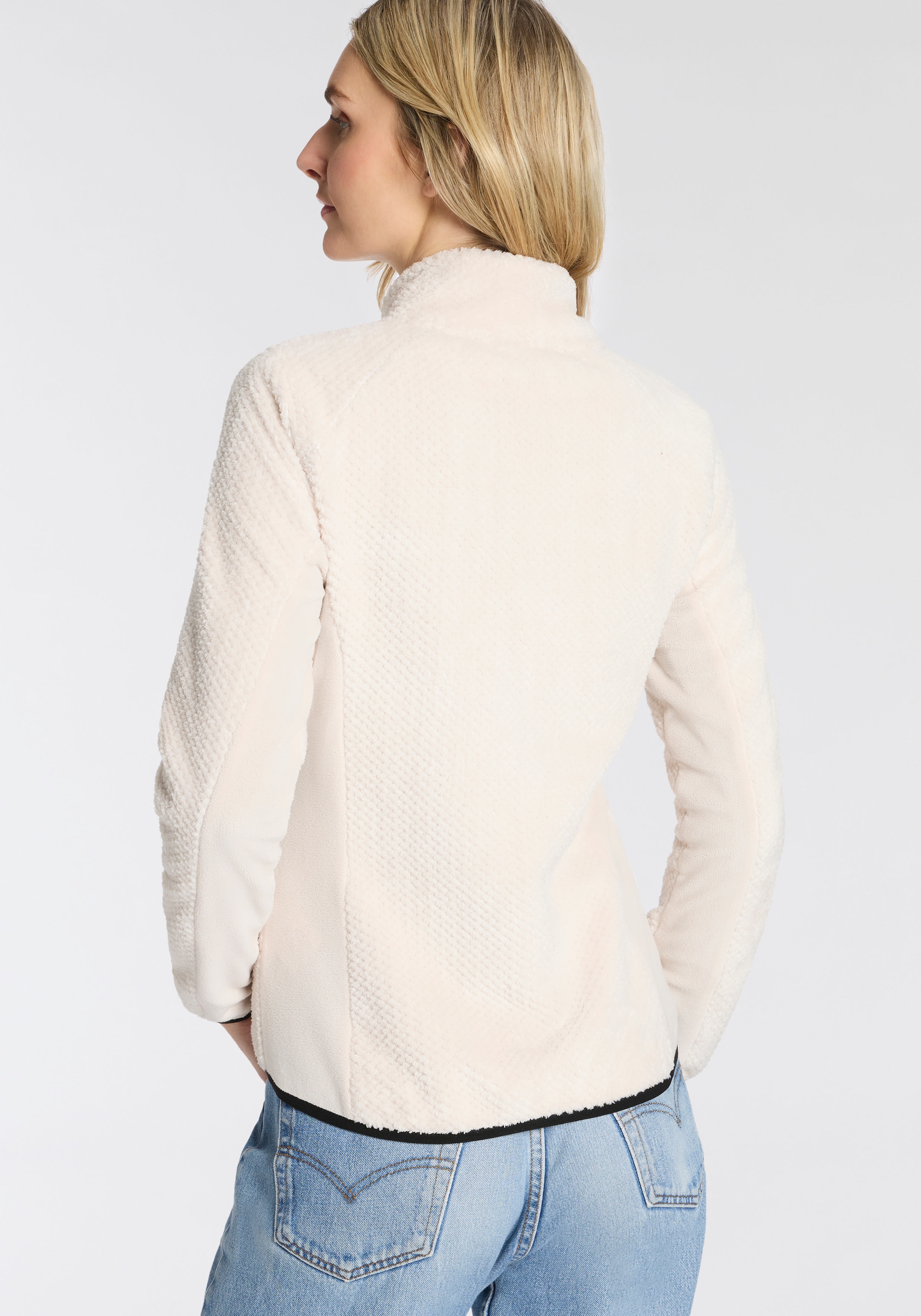 Killtec Fleecejacke »KOW 6 WMN KNTFLC JCKT« 1 Stk. tlg. wärmend & windabweisend, Übergangsjacke