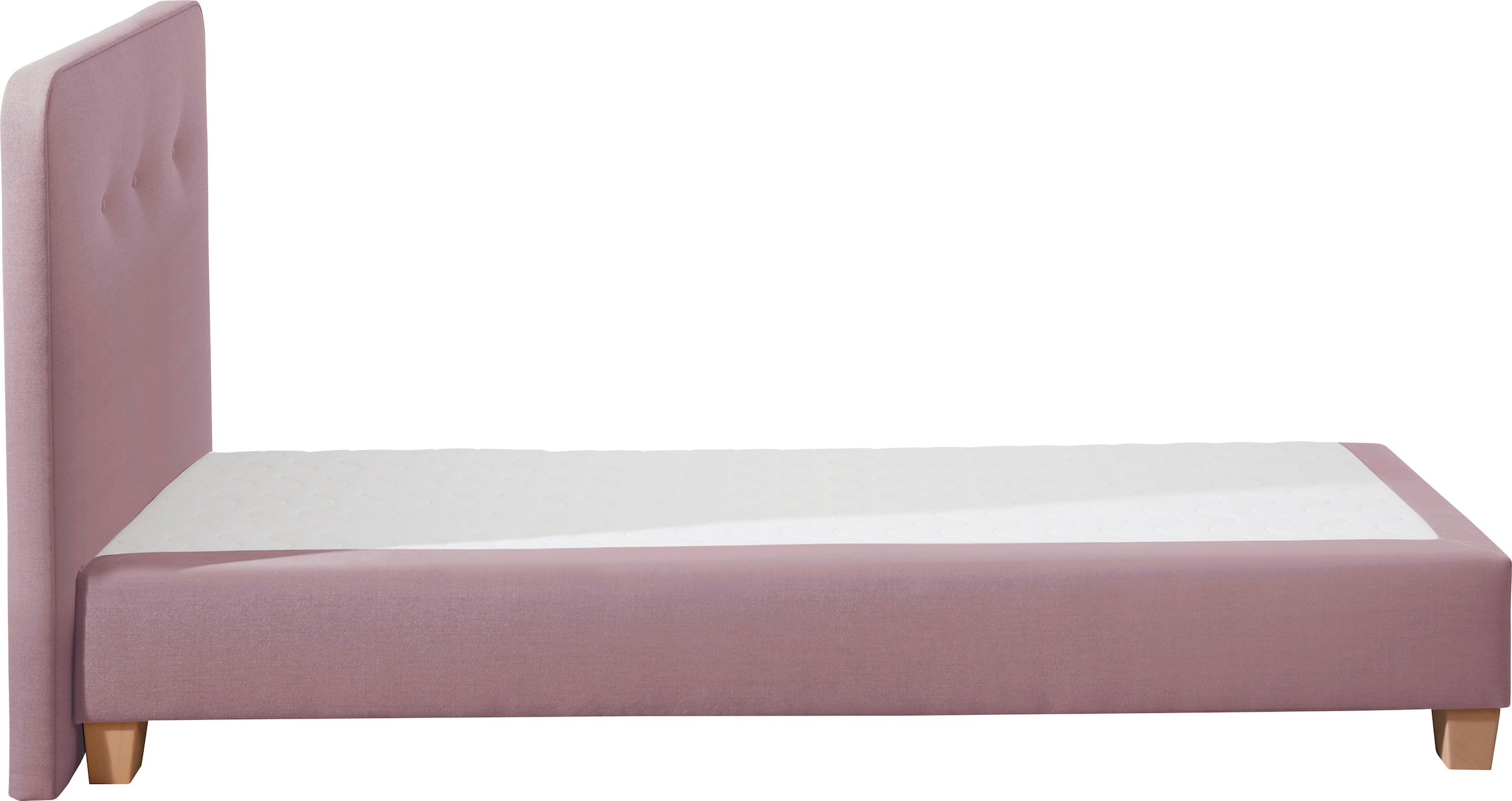 Home affaire Lit boxspring »Fargo« inkl. Topper, in 3 Matratzenarten, in Samt- oder Strukturstoff