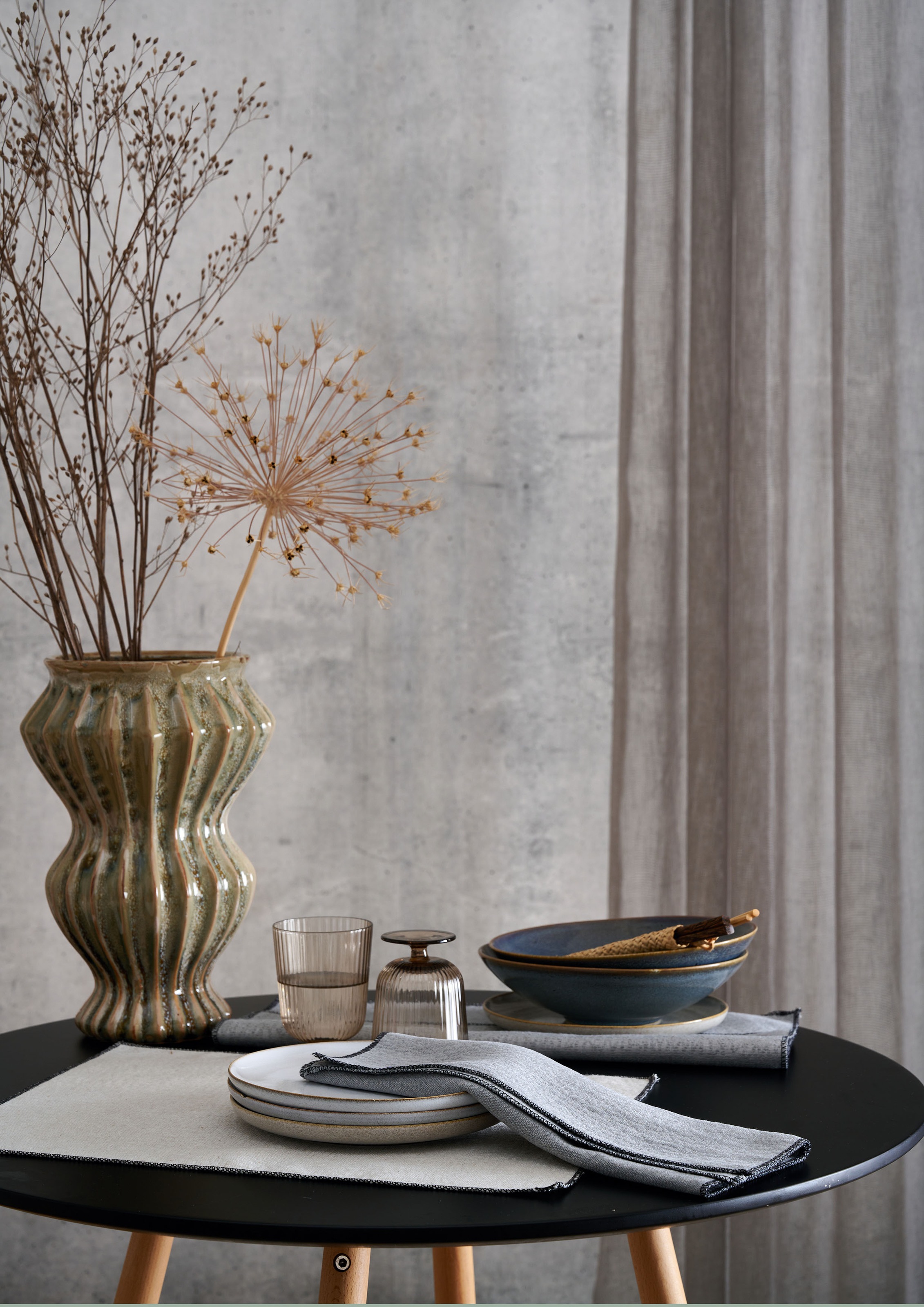 APELT Platzset »Stone« mit Kettelrand