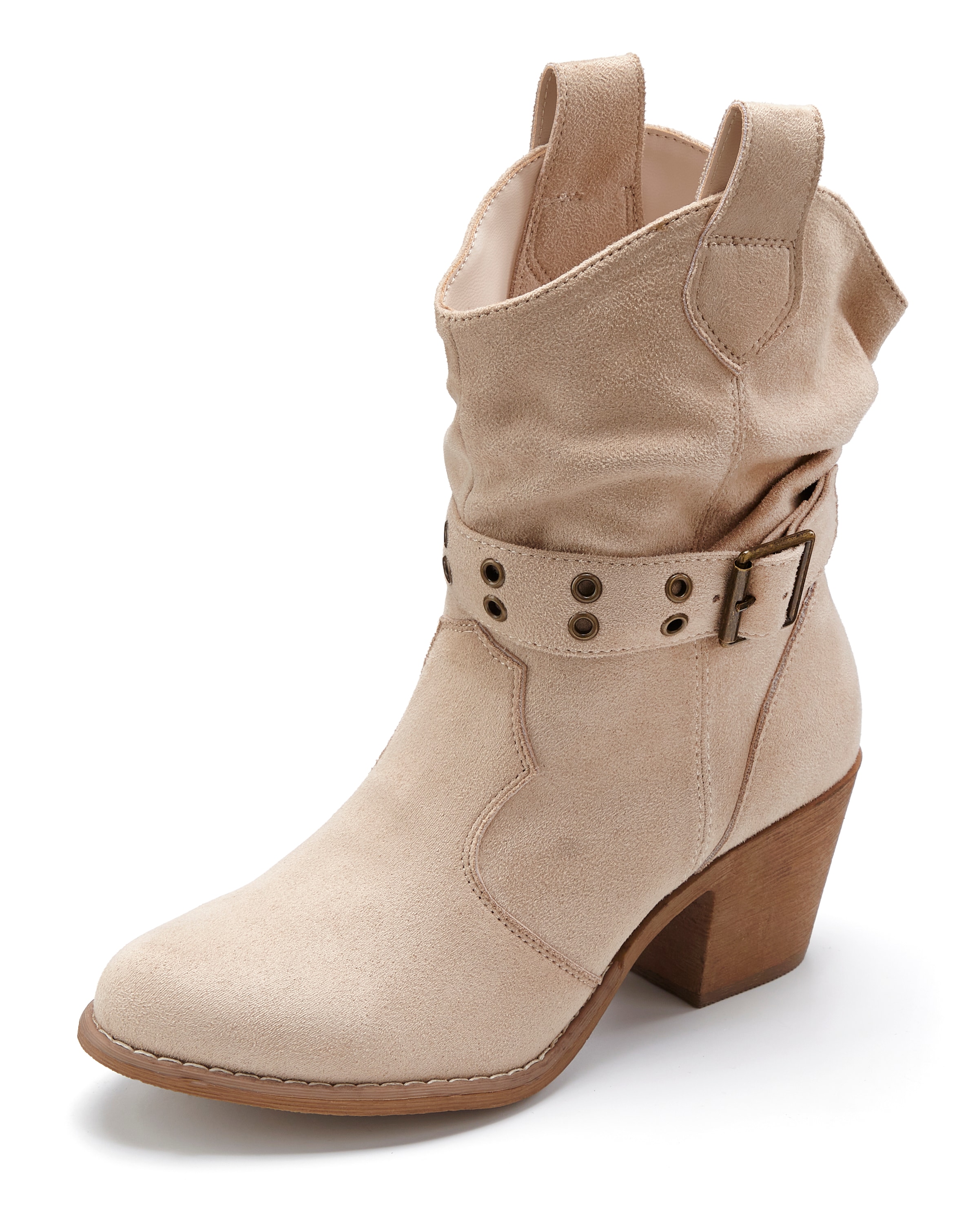 LASCANA Cowboy Stiefelette »Herbststiefelette,«  Cowboy Boots, Western Stiefelette, Ankleboots VEGAN