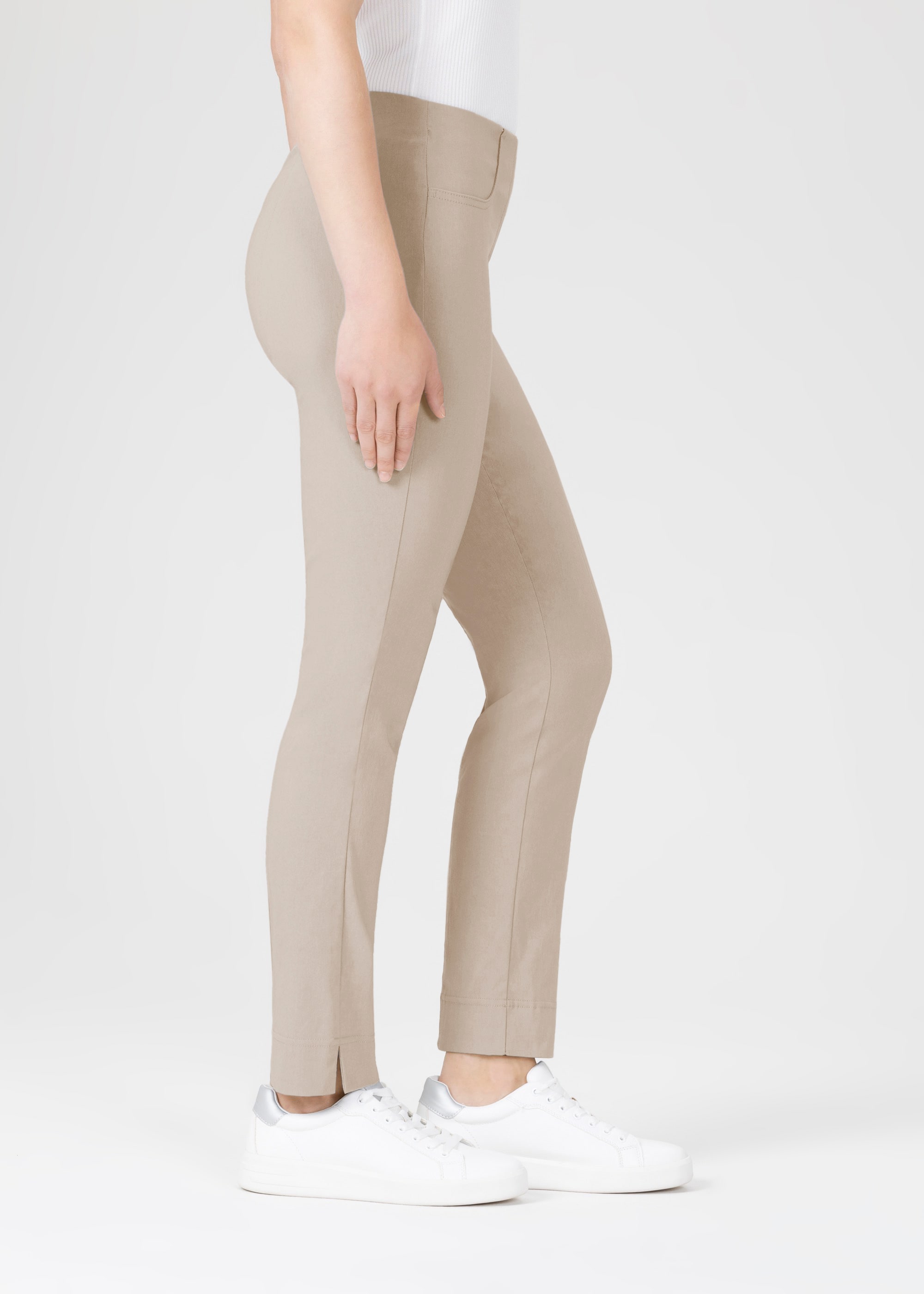 Stehmann Stoffhose »Loli«  Sommerhose mit Schlitz am Beinabschluss