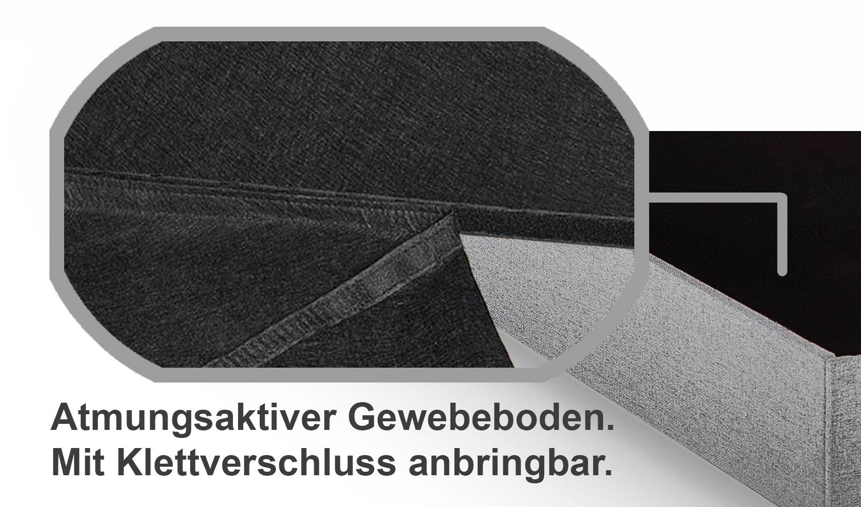 meise.möbel Boxbett »Candela inkl. Bettkasten, Topper & LED-Beleuchtung an Kopfteil & Füssen«