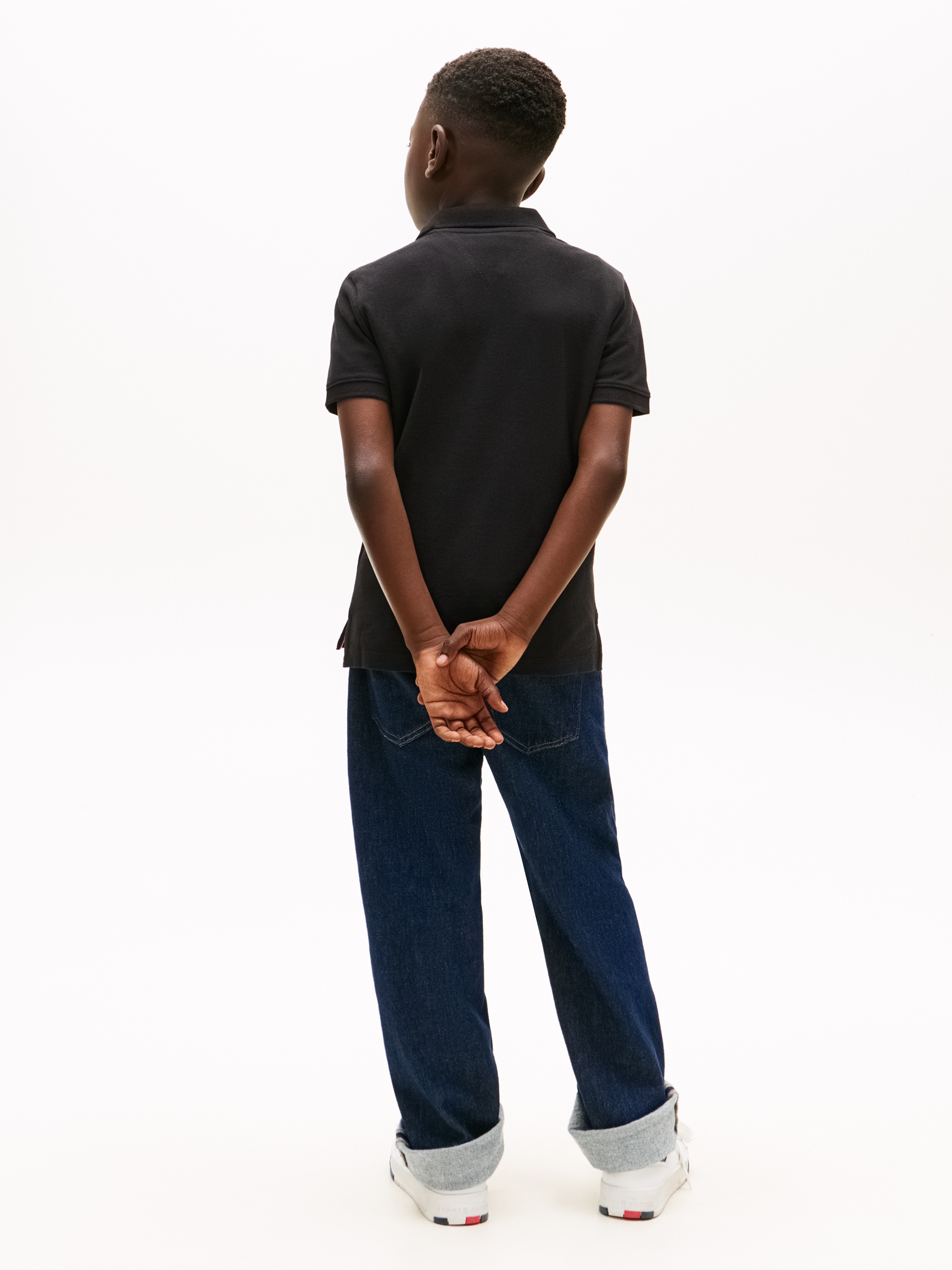 Tommy Hilfiger Polo »FLAG POLO SS« mit Logostickerei