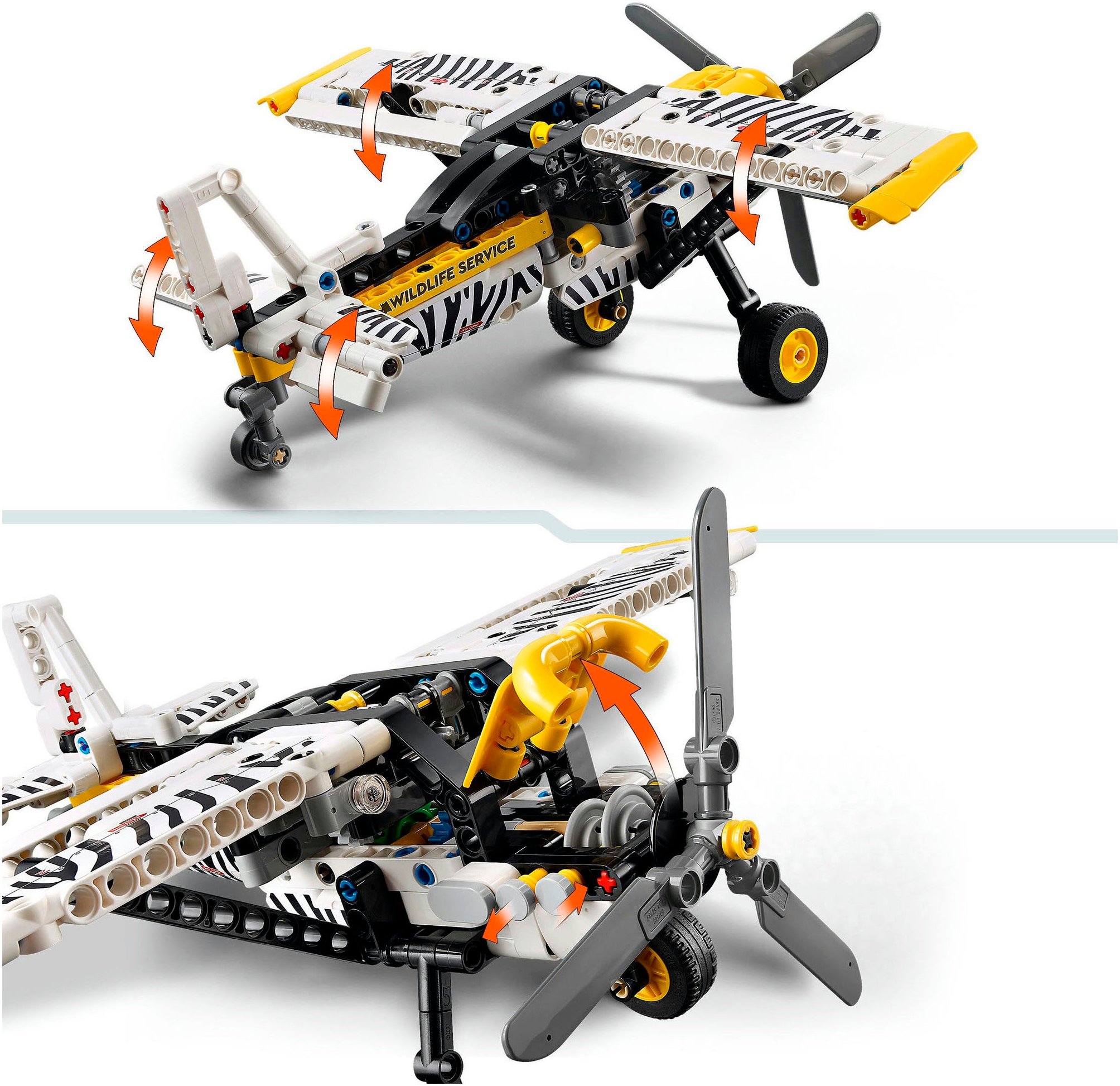 LEGO® Konstruktionsspielsteine »Propellerflugzeug (42198), LEGO Technic« Made in Europe