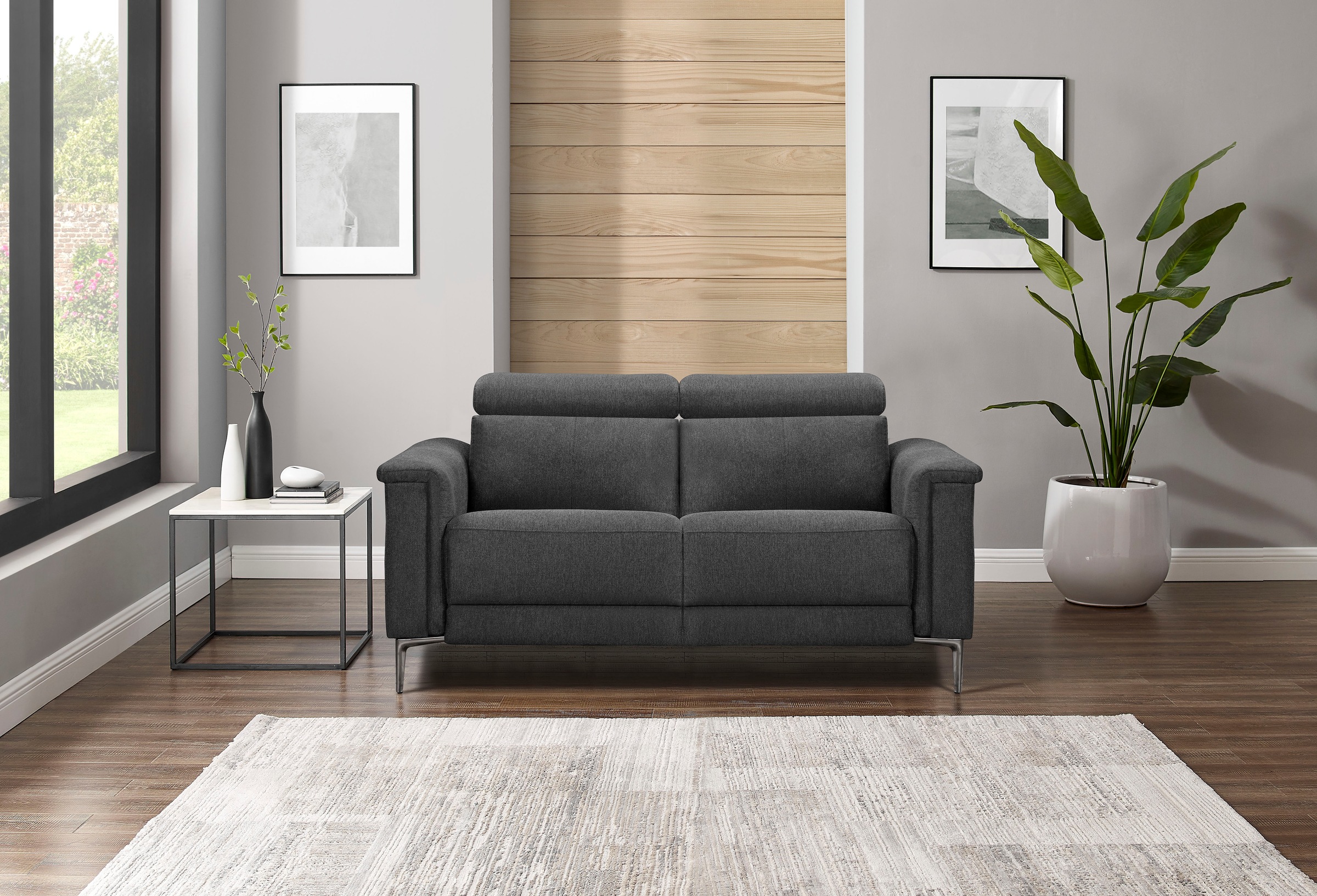 Home affaire 2-places »Lund« manueller od. elektrischer Relaxfunktion und USB-C,