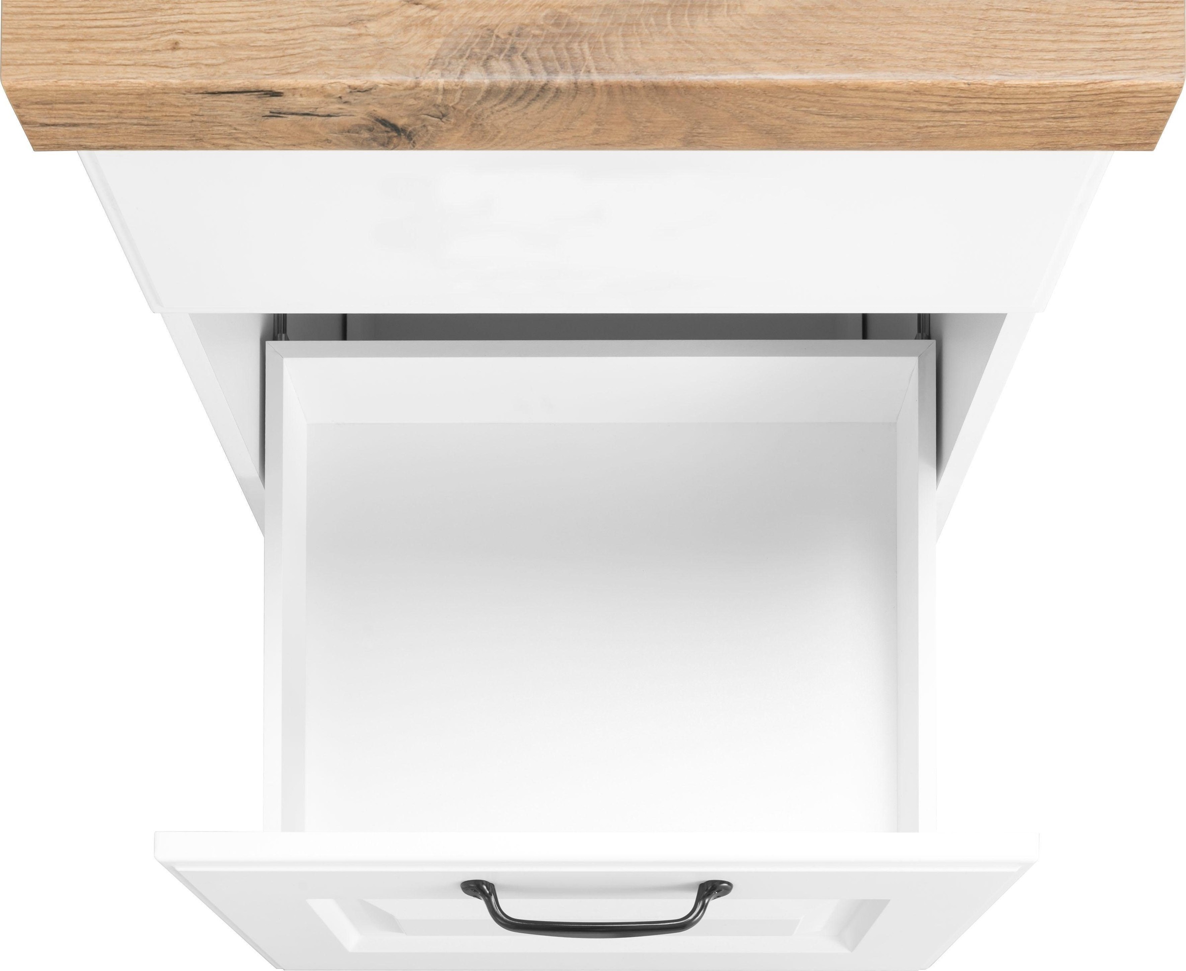wiho Küchen Armoire d'encastrement pour table de cuisson »Erla, TOPSELLER« 60 cm breit mit Kassettenfront