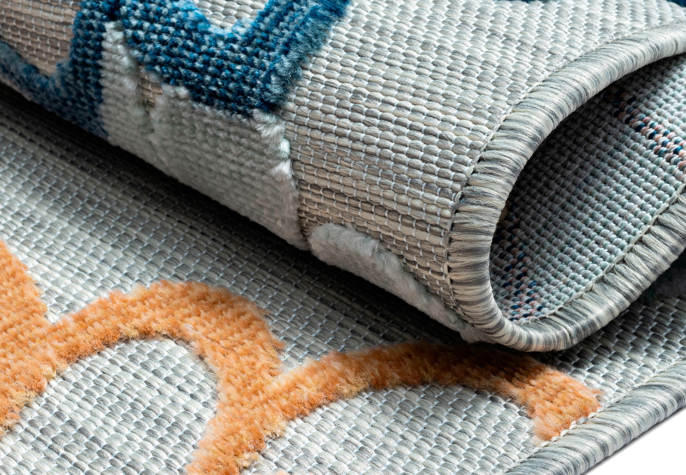 GOODproduct Teppich »Tamsin, LAGERRÄUMUNG!« rechteckig 8 mm Höhe Hoch-Tief Effekt, In- und Outdoor geeignet, Terrasse & Balkon