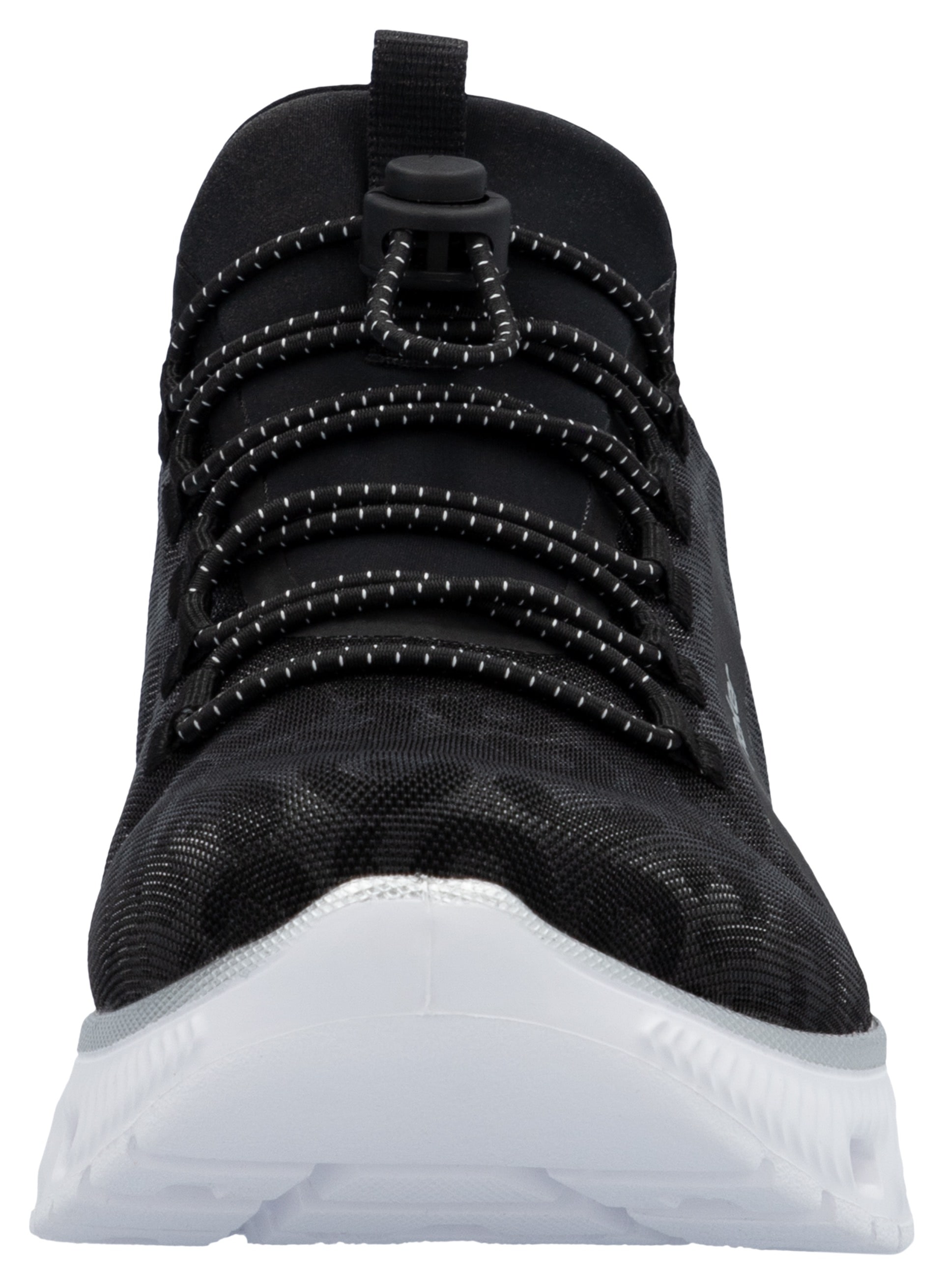 RIEKER Sport Baskets slip-on  , Freizeitsneaker, Schlupfschuh in Leo-Optik, mit MemoSoft-Innensohle