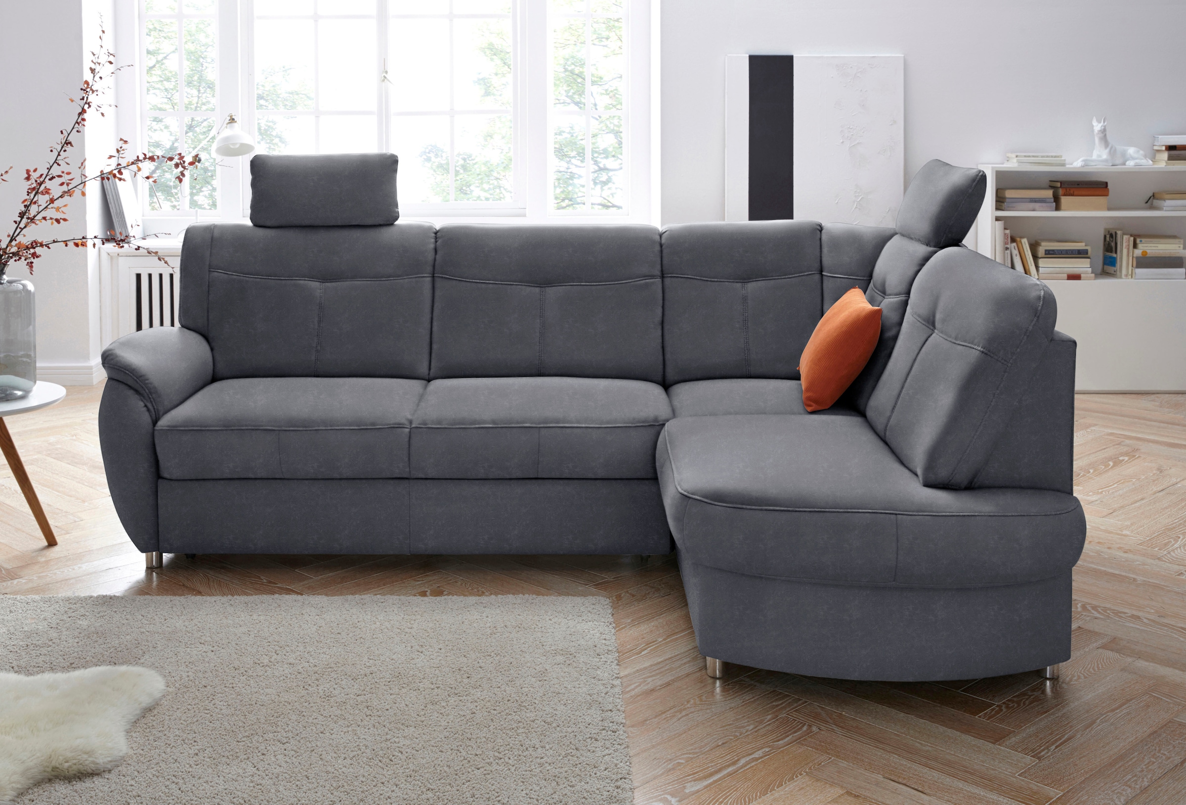 sit&more Ecksofa »Sonoma L-Form« wahlweise mit Bettfunktion und Bettkasten