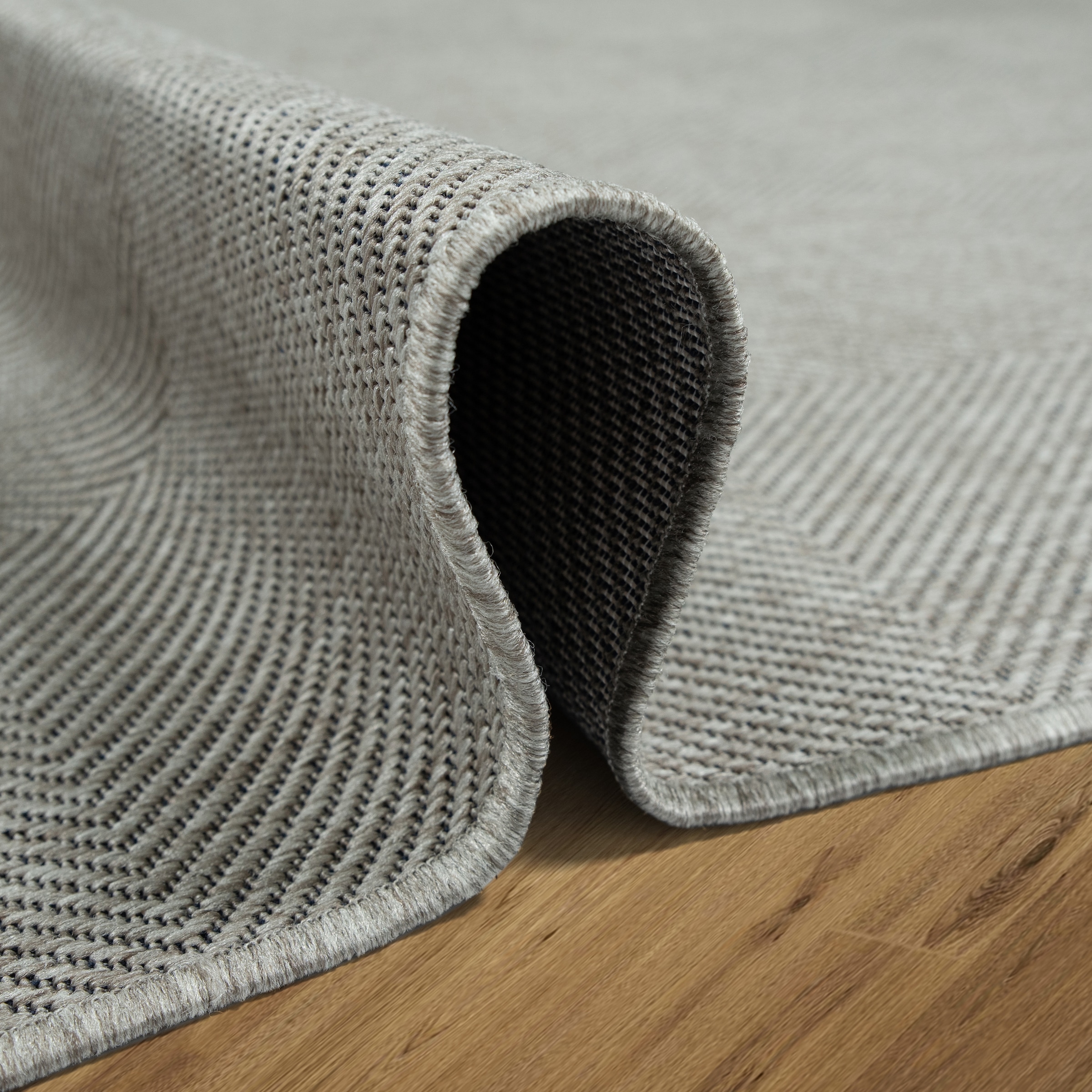 GOODproduct Tapis »Anna, auch als Läufer erhältlich« Rectangulaire 3 mm Höhe adapté intérieur et extérieur, aspect sisal, résistant aux intempéries et aux UV