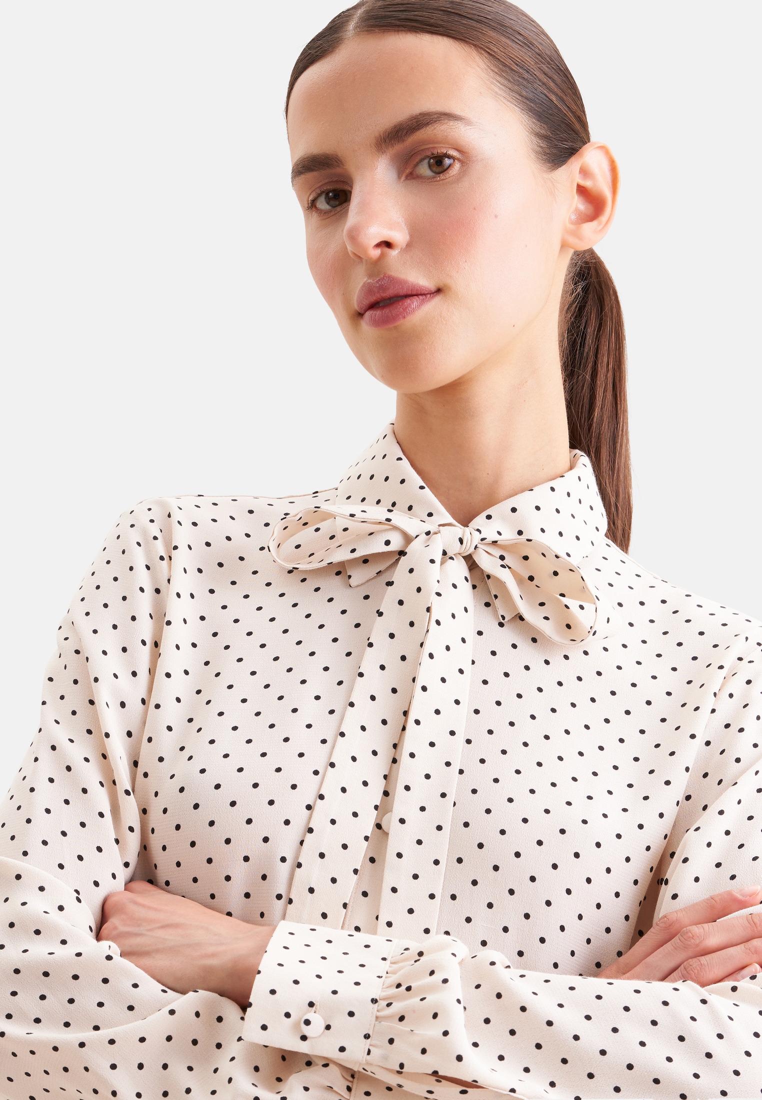 seidensticker Klassische Bluse 1/1 Kragen Druck