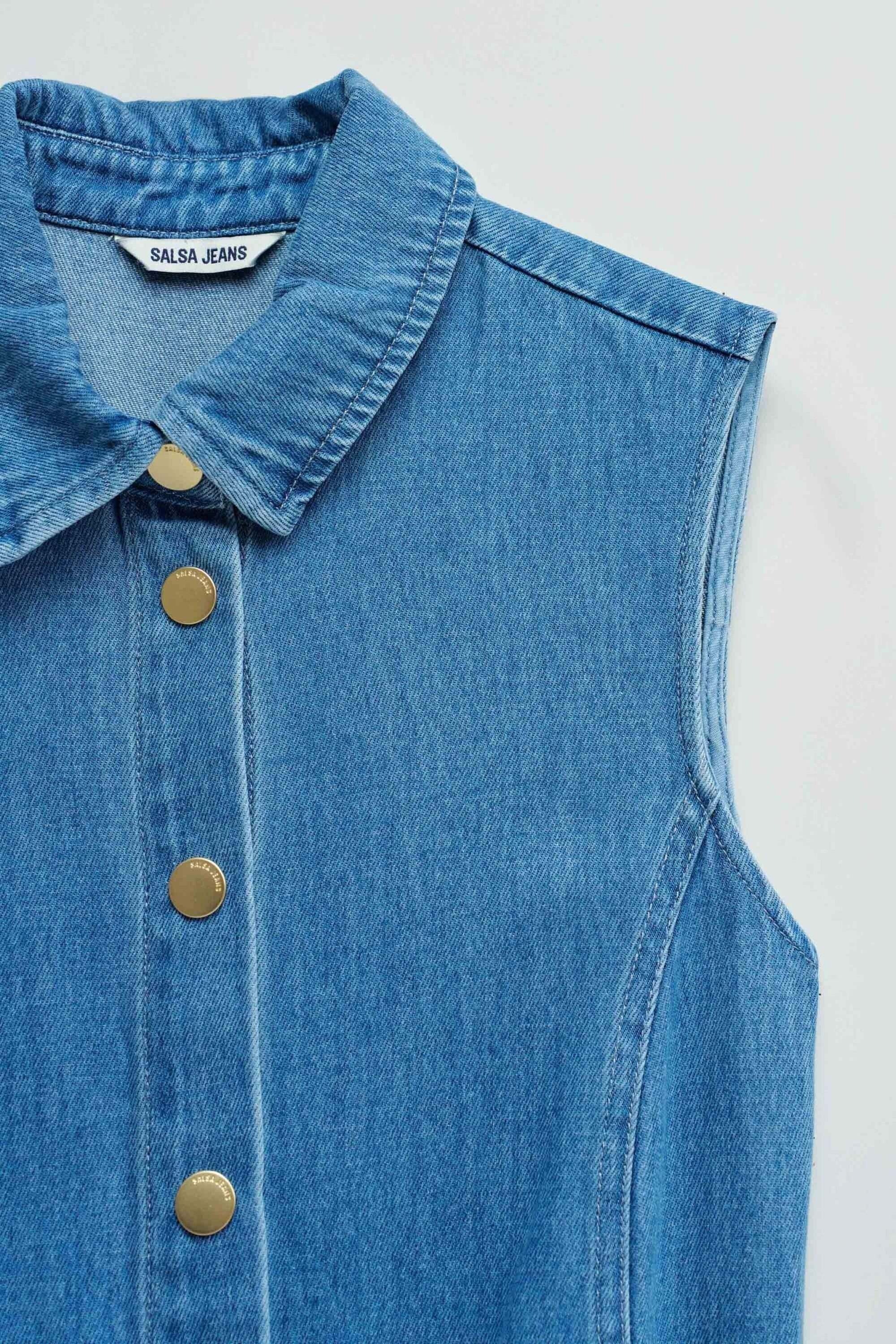 Salsa Robe midi »Salsa Jeans Midikleid Sleeveless Belt«