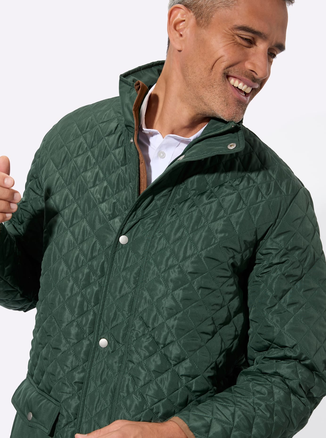 Classic Steppjacke ohne Kapuze