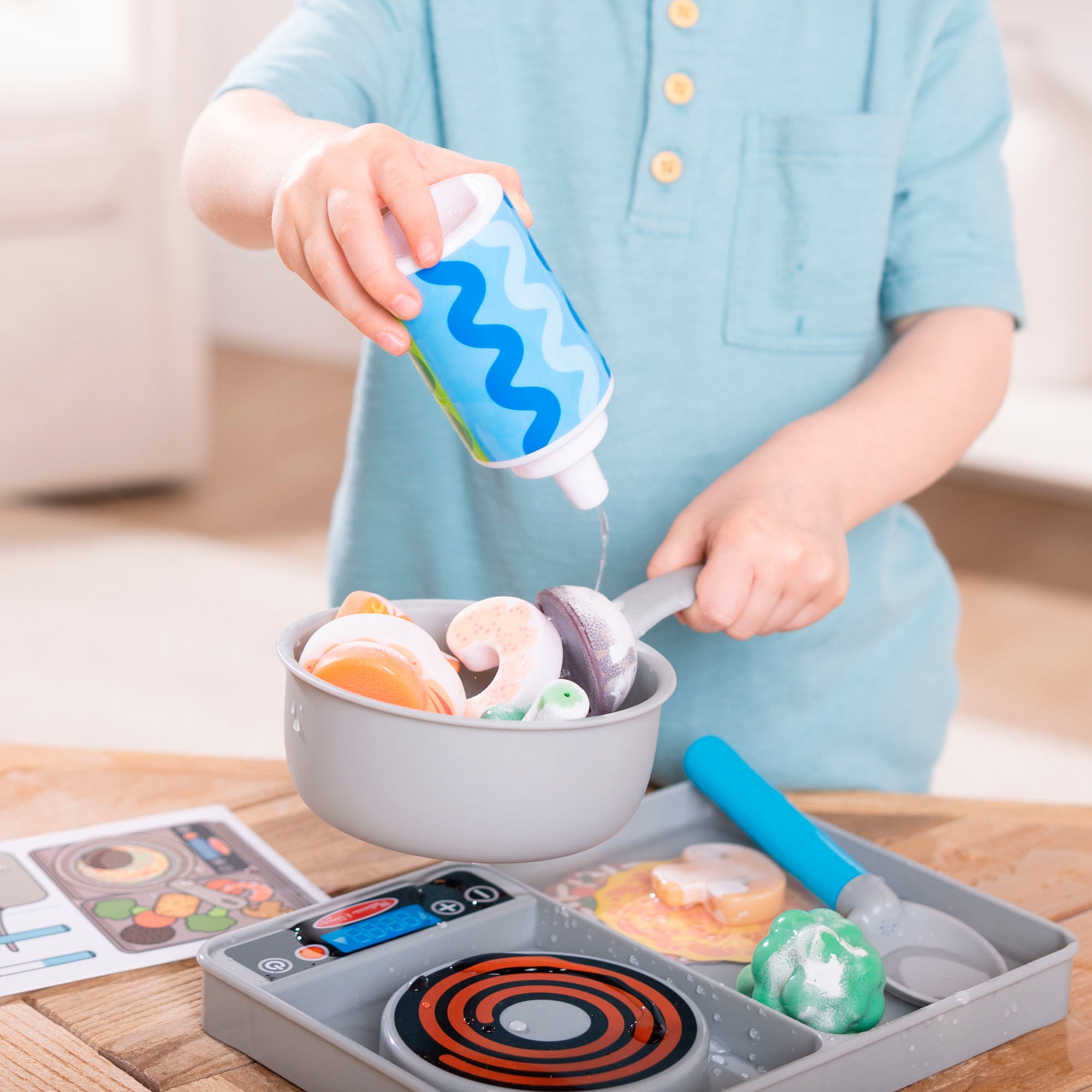 Spin Master Set de cuisine pour enfants »Melissa & Doug Water WOW« mit Farbwechseleffekt