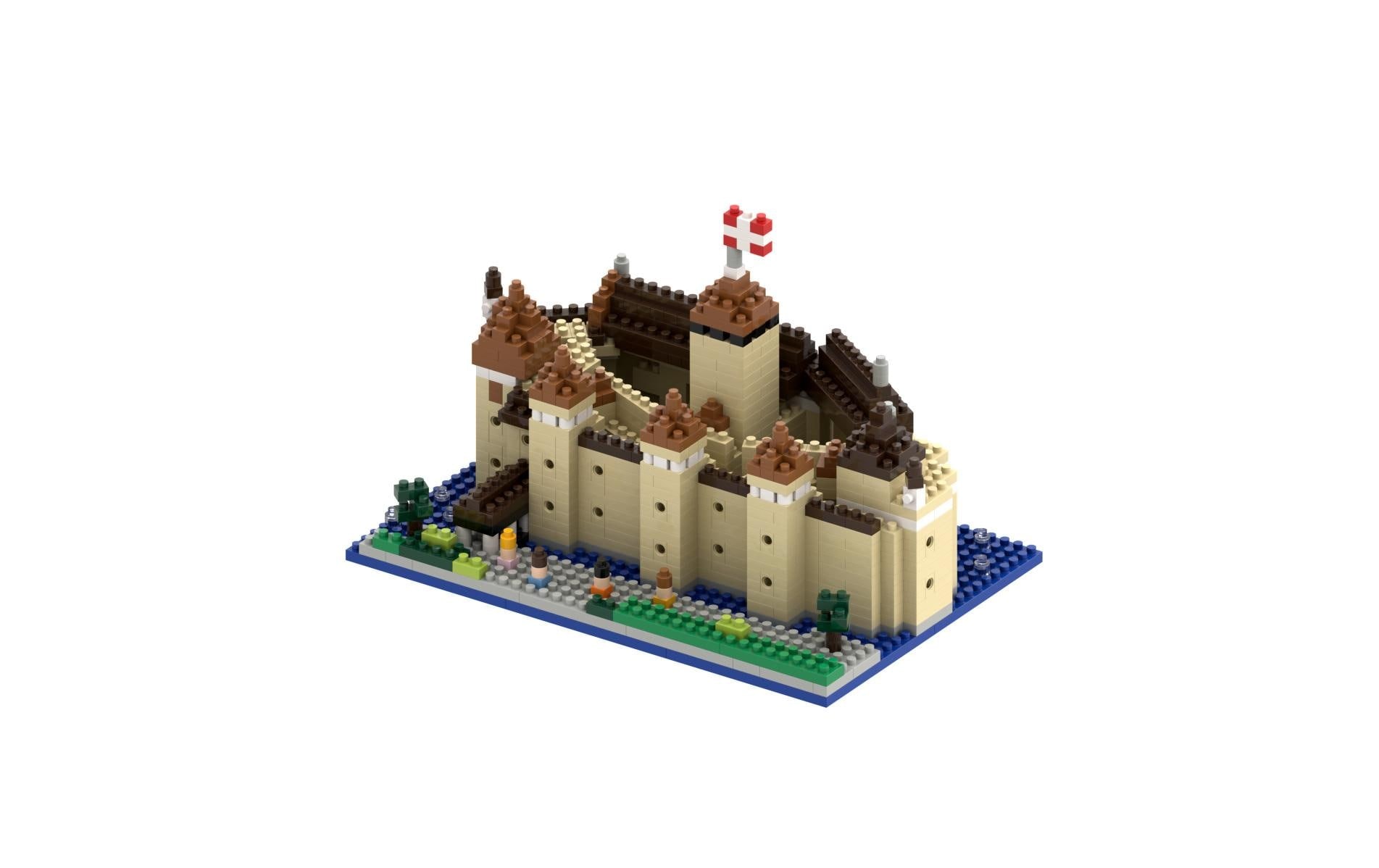 Brixies Spielbausteine »Schloss Chillon aus 824 Bausteinen«