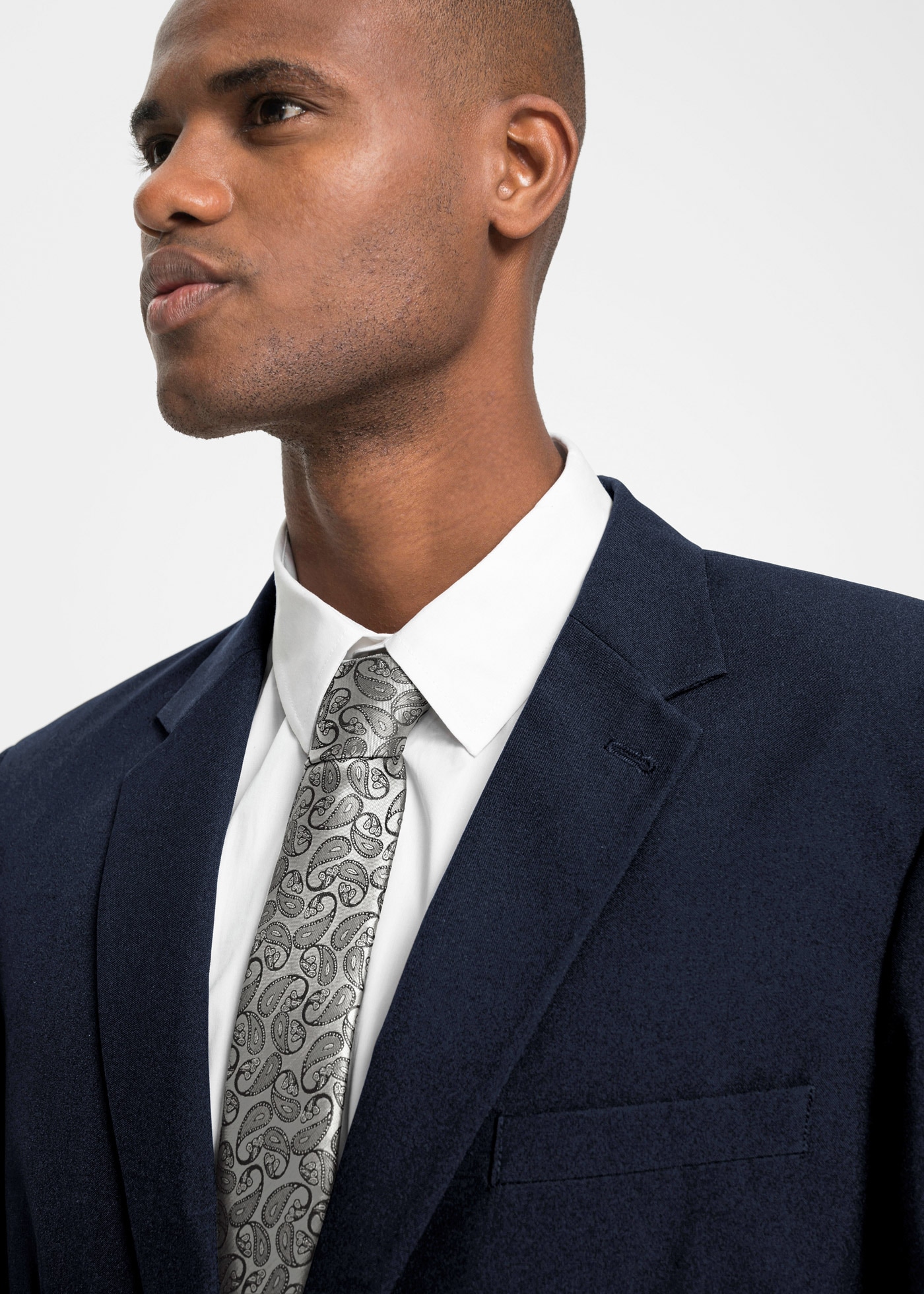 bonprix Costume Set, 4 tlg. confortable festlicher Stil, bequeme Passform, aus Polyester und Baumwolle
