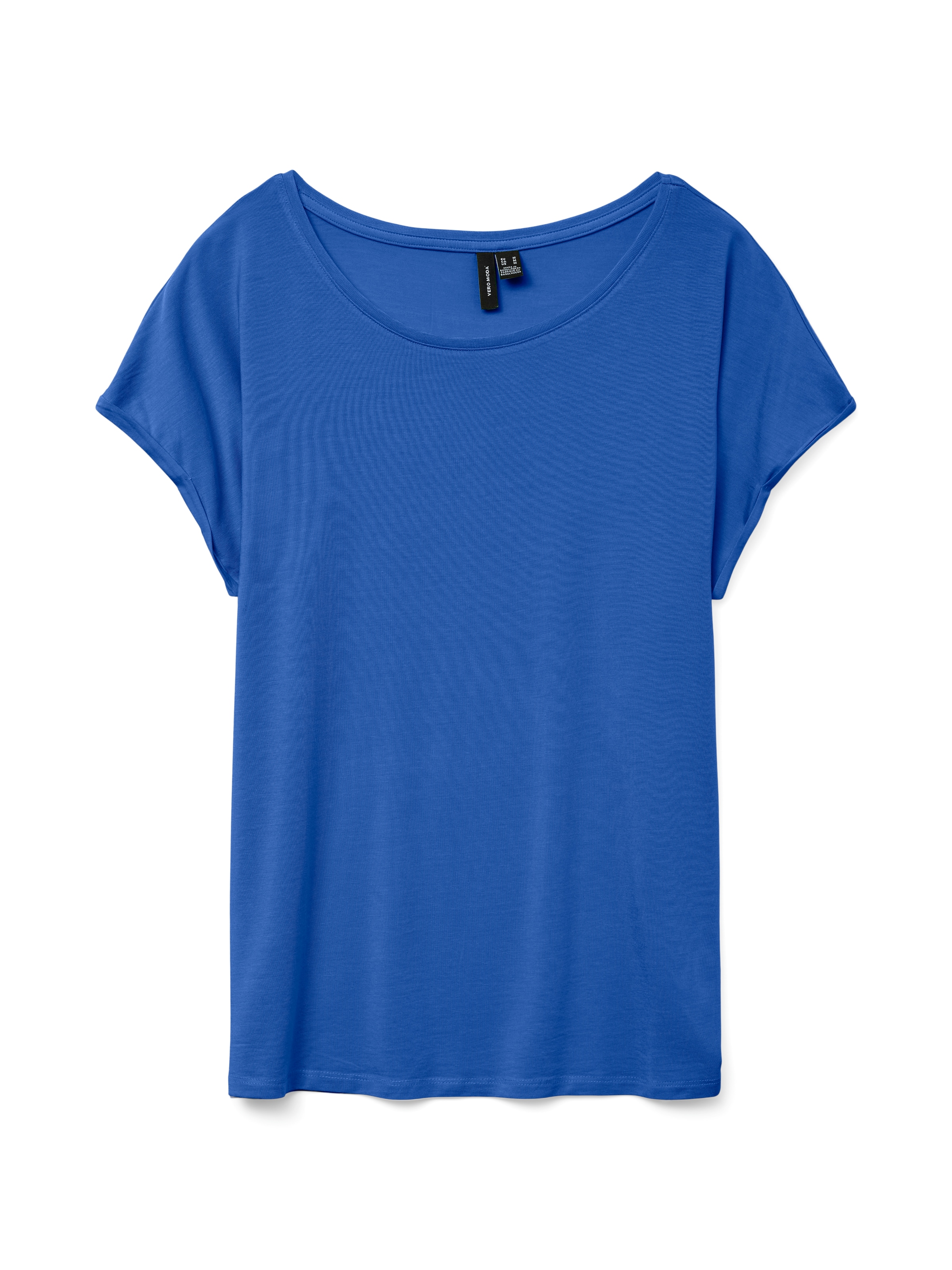 Vero Moda Rundhalsshirt »VMAVA PLAIN SS TOP GAJRS NOOS«