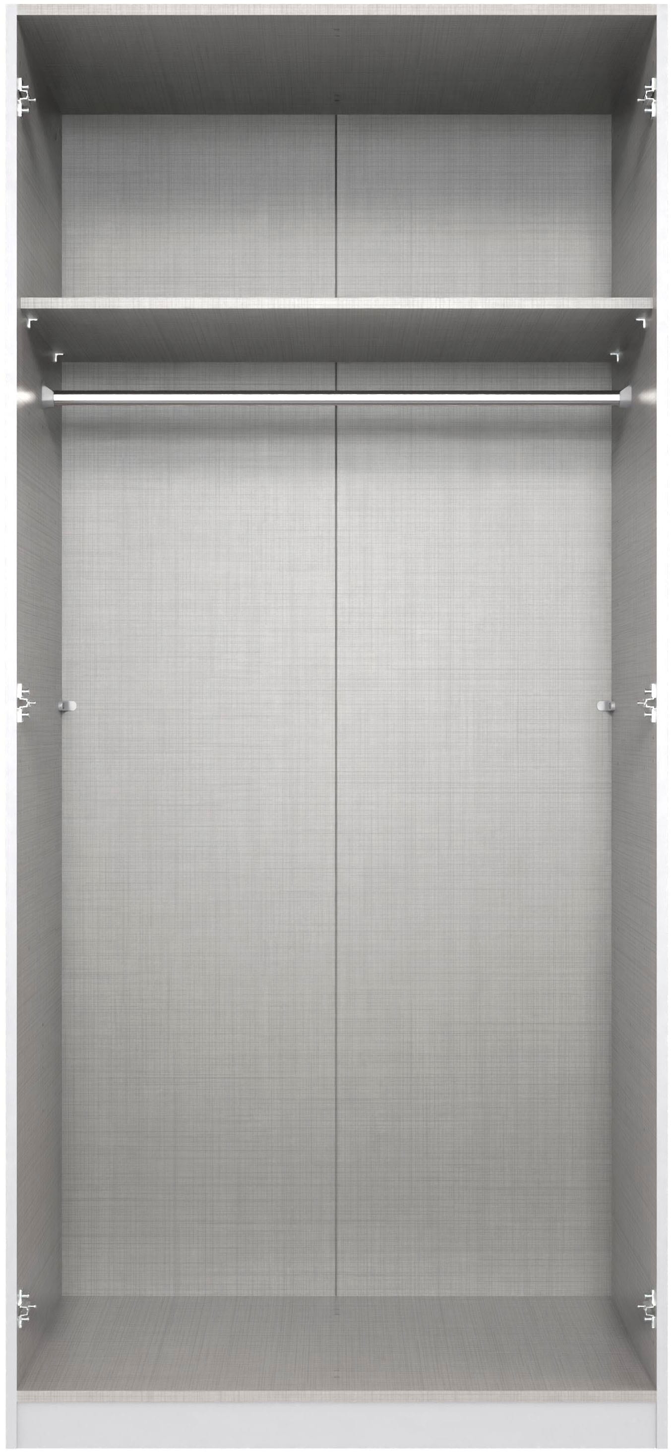 Wimex Armoire à portes battantes »Marburg in der Breite 90cm, inkl. Kleiderstange und Einlegeboden« disponible en différentes variantes de couleurs