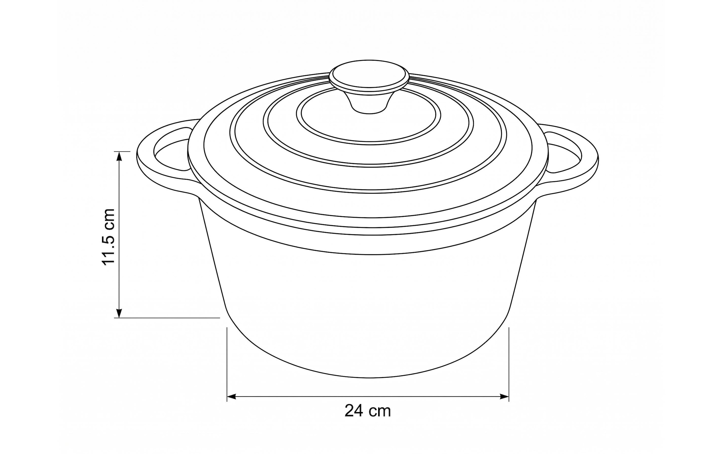 Cocon Bräter »COCON Bräter Gusseisen 4 L«