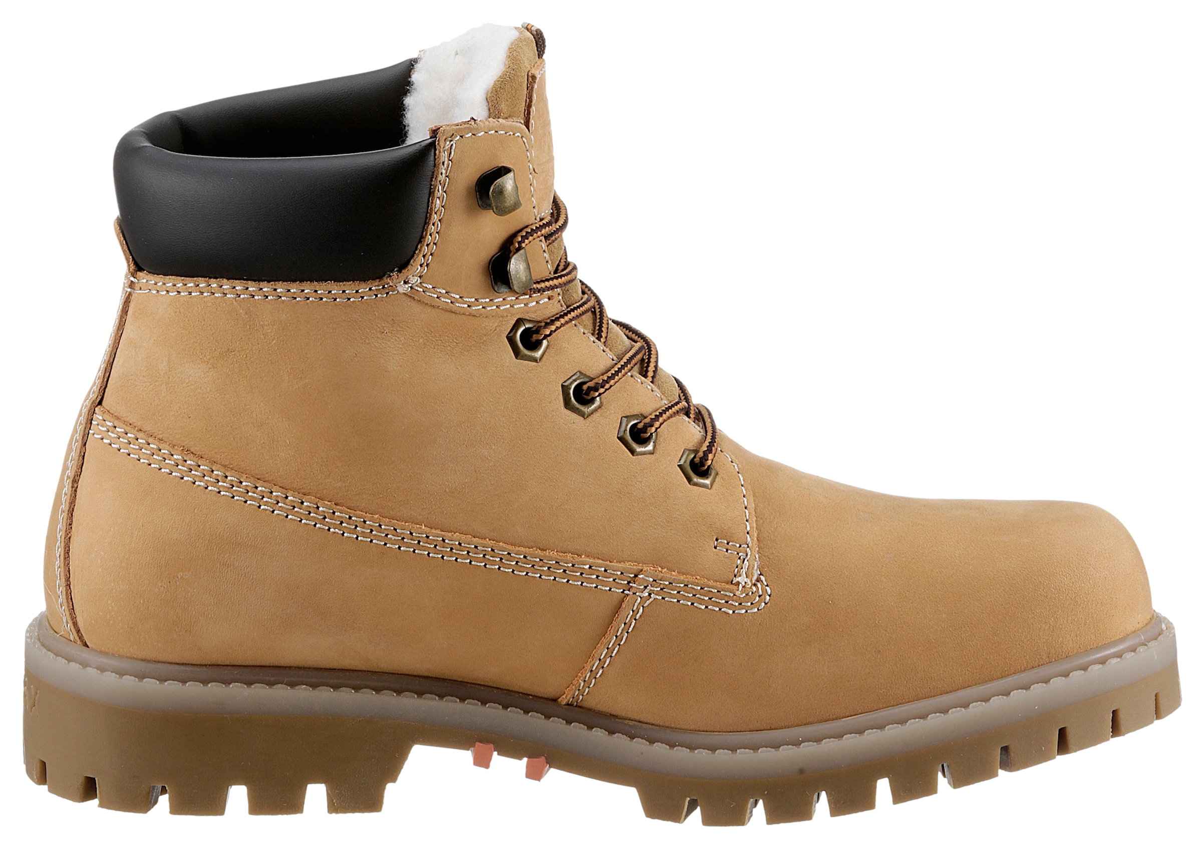 Dockers by Gerli Bottes d'hiver  Workerboots, Schnürstiefel mit Blockabsatz