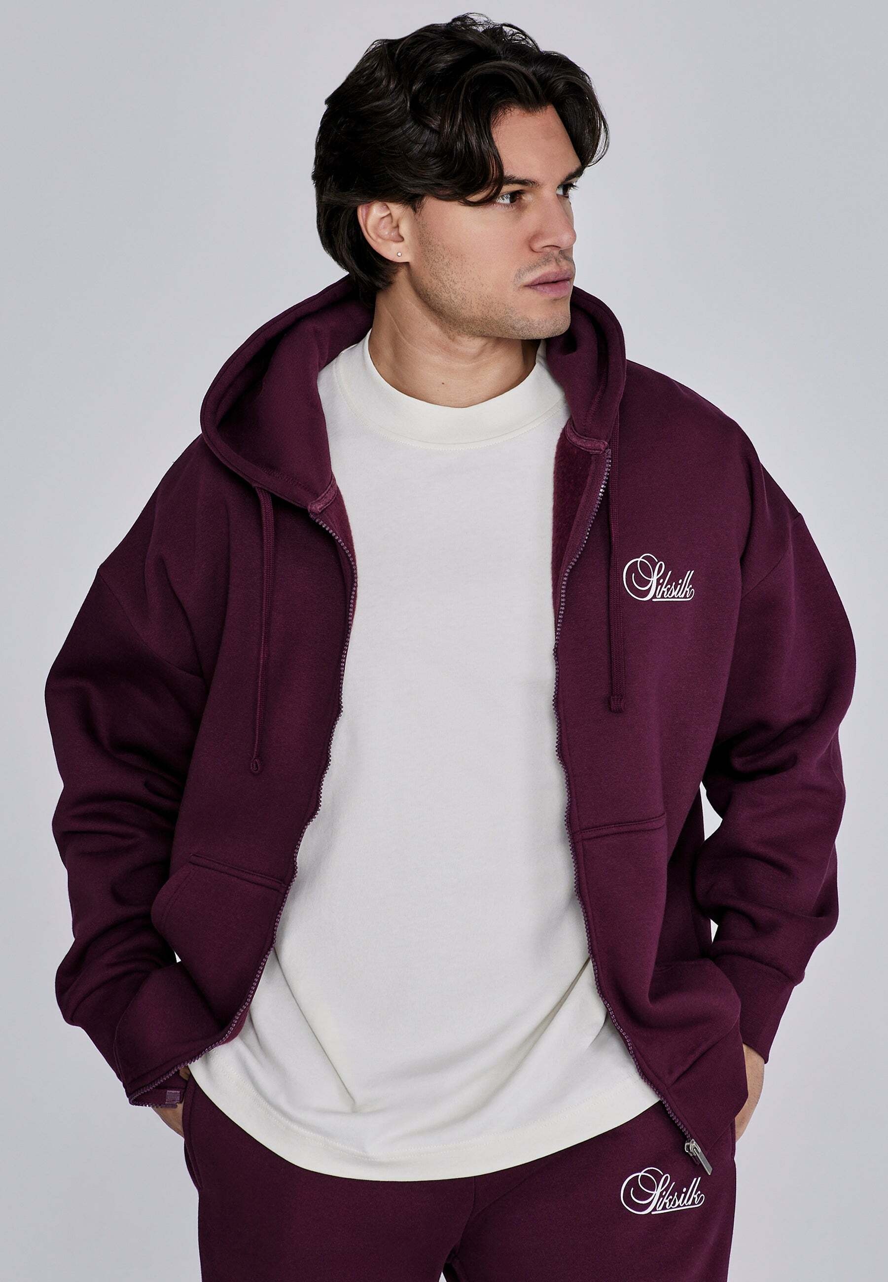 Siksilk Sweatjacke »Siksilk Sweatjacke Essentials Full Zip Hoodie«
