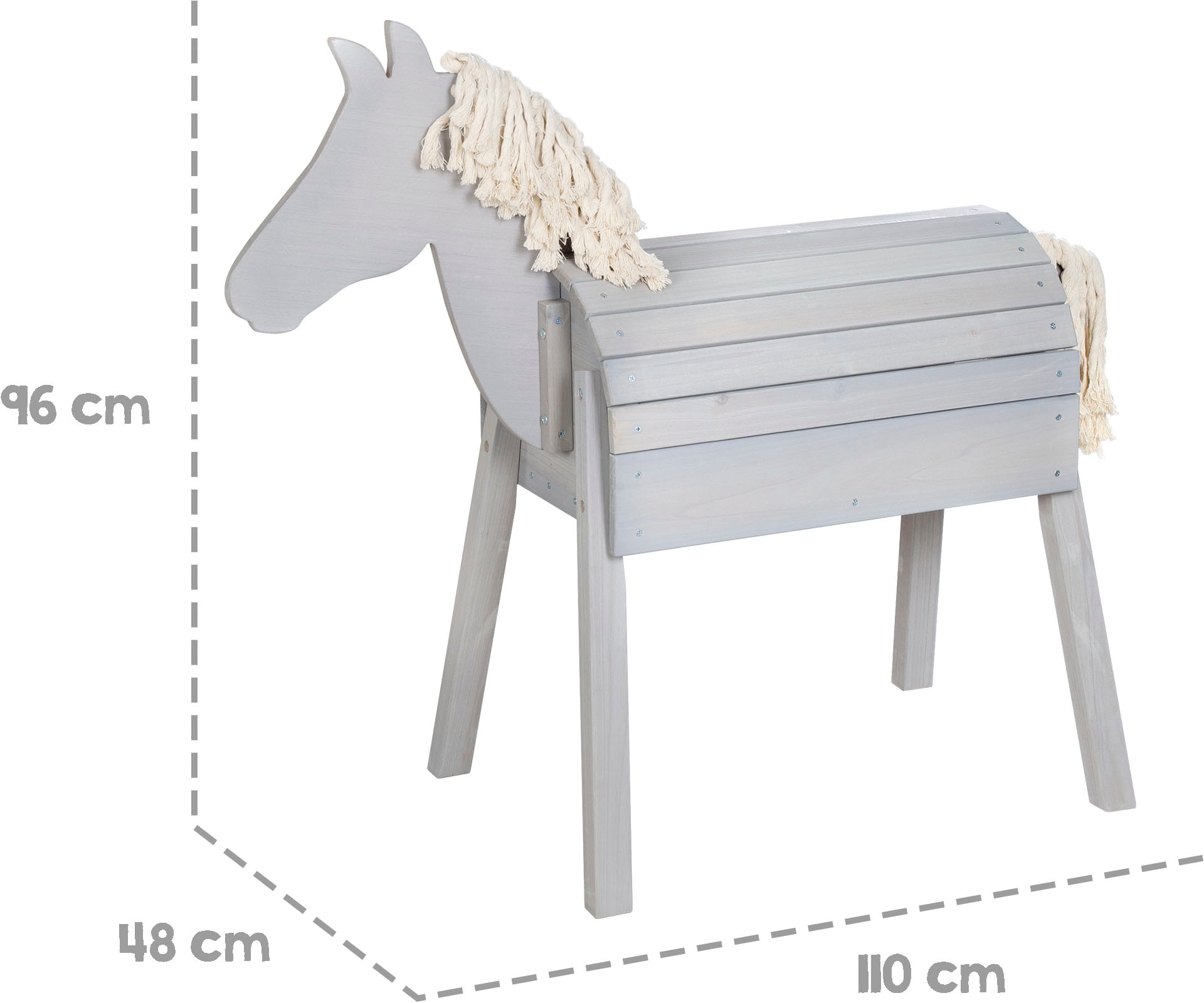 roba® Cheval en bois »Sheddie« Outdoor