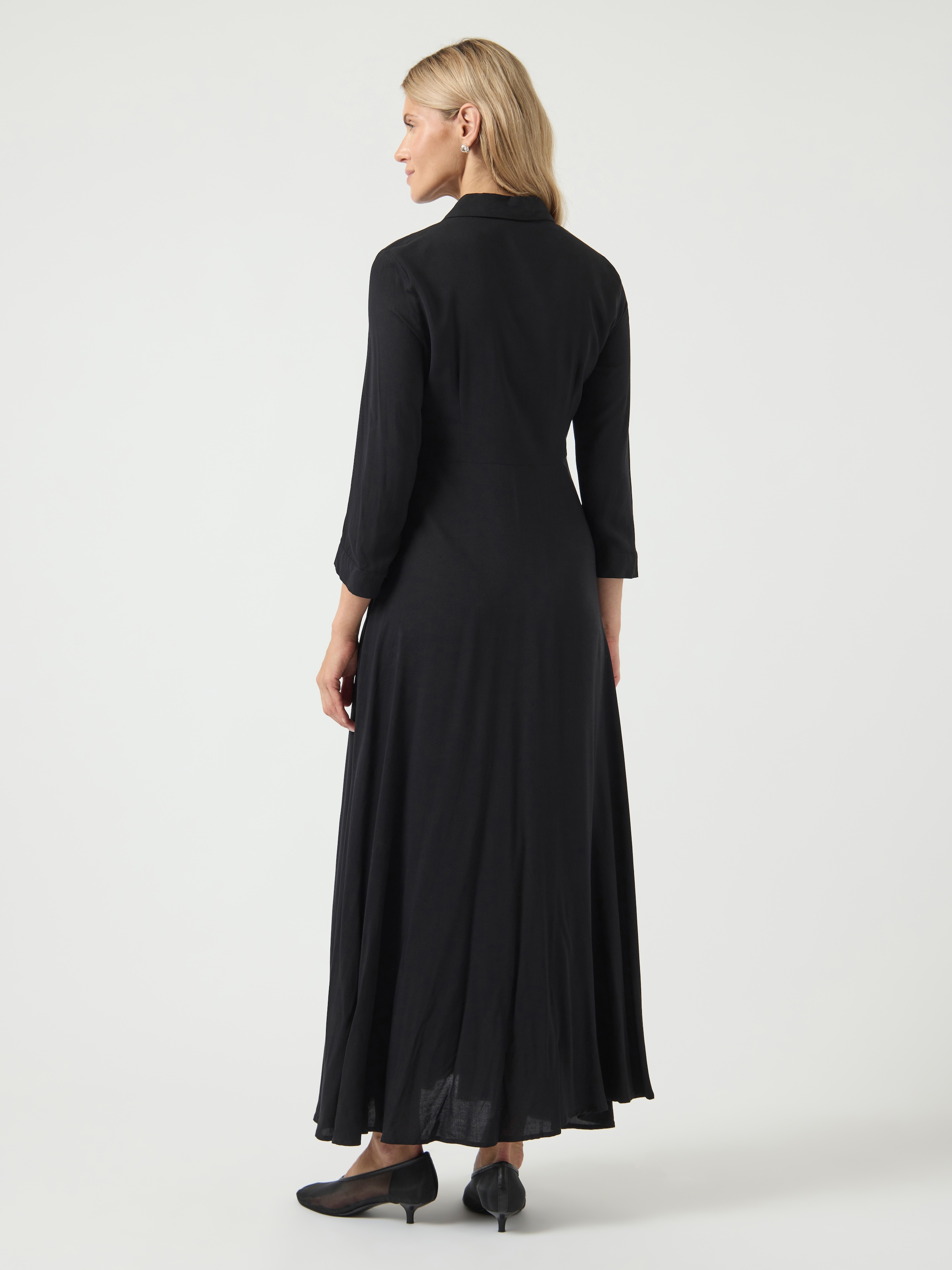 Y.A.S Hemdblusenkleid »YASSAVANNA LONG SHIRT DRESS« Sommerkleid, mit 3/4 Ärmel