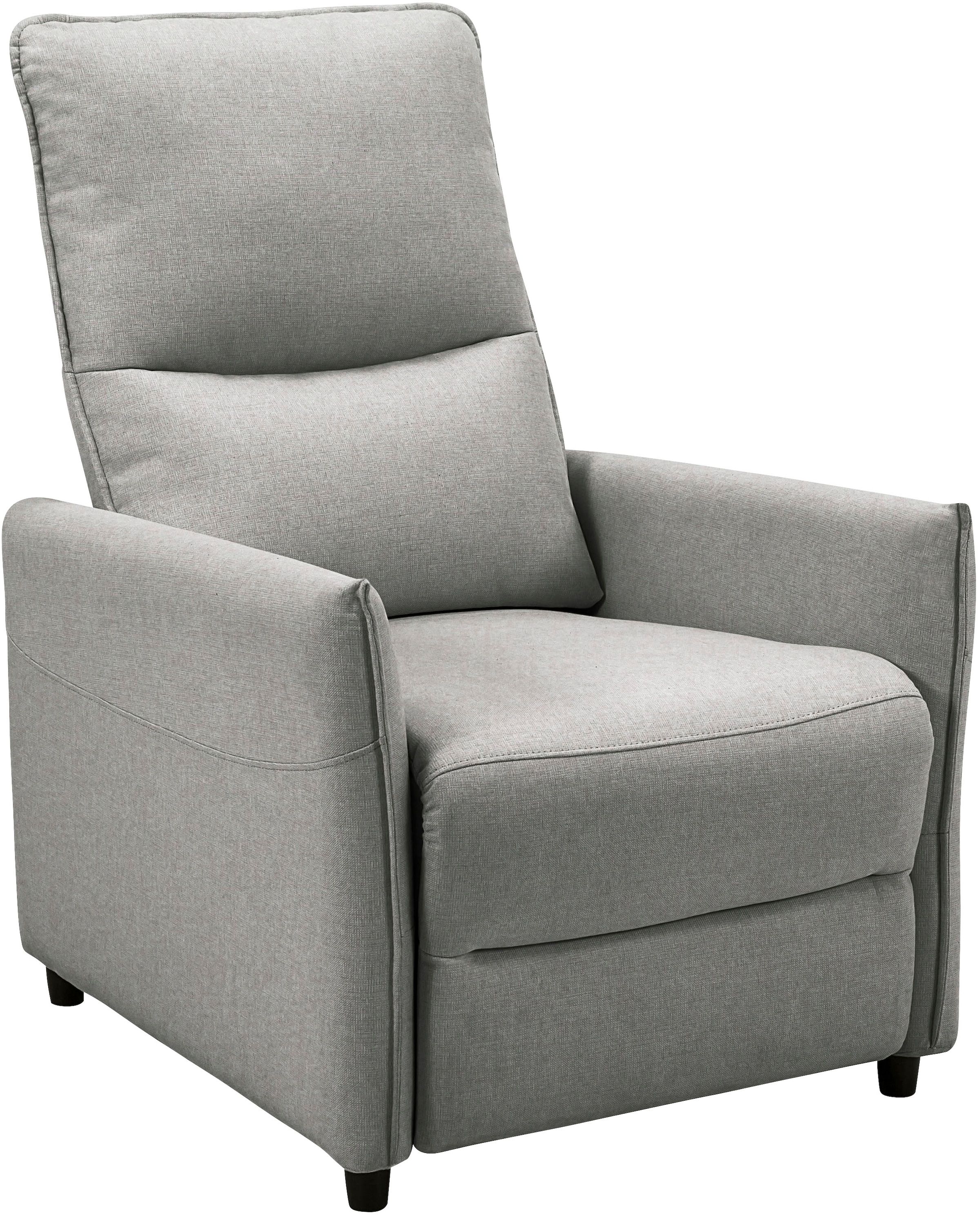 INOSIGN Fauteuil de relaxation »CURRIE, mit Liegefunktion, Webstoff-Bezug, Federkern,« Ruhe-Sessel, Lese-Sessel, TV-Sessel