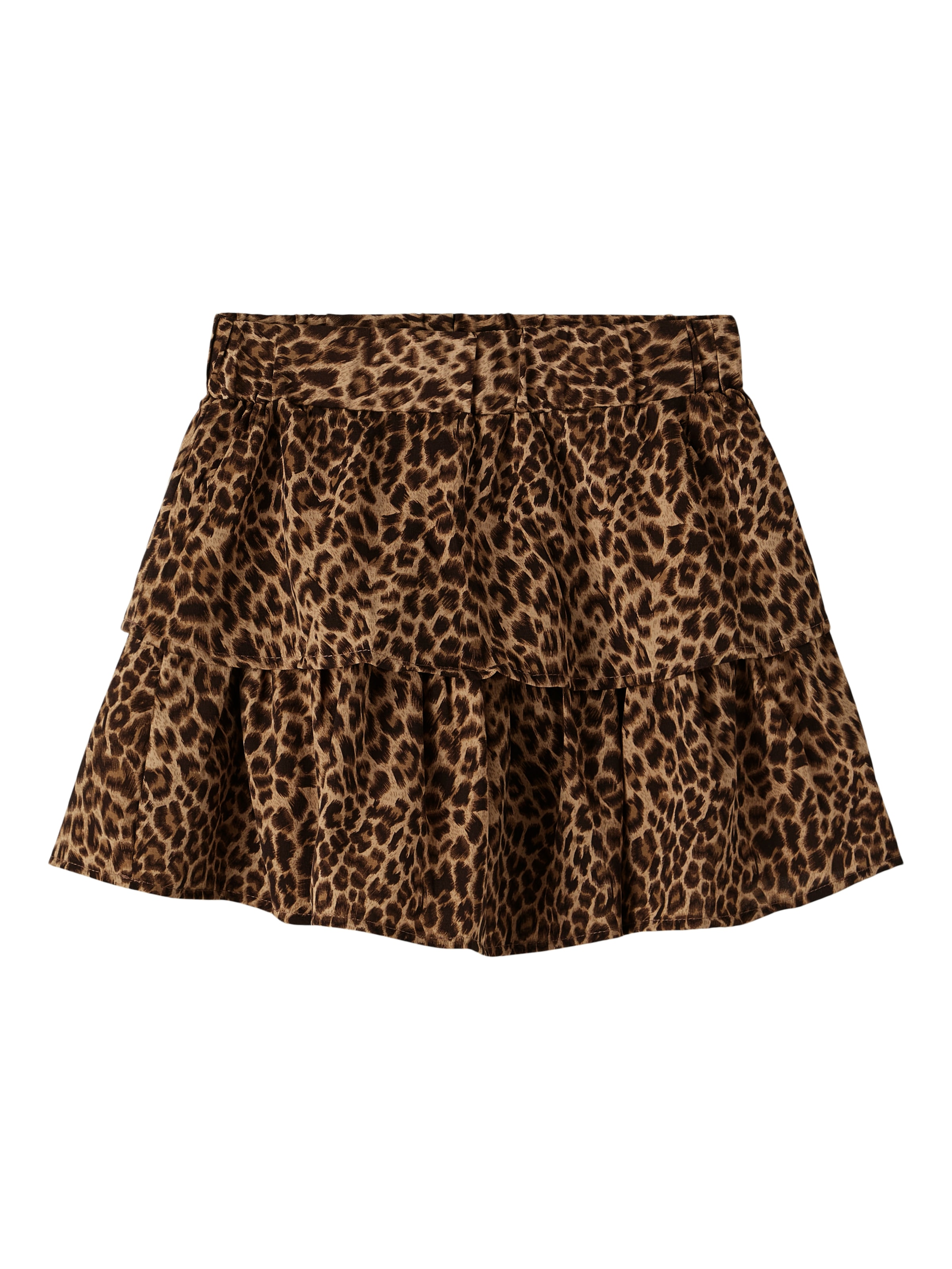 Name It Jupe à volants »NKFVINAYA SKIRT FFF NOOS« Fibre synthétique, stretch, imprimé intégral