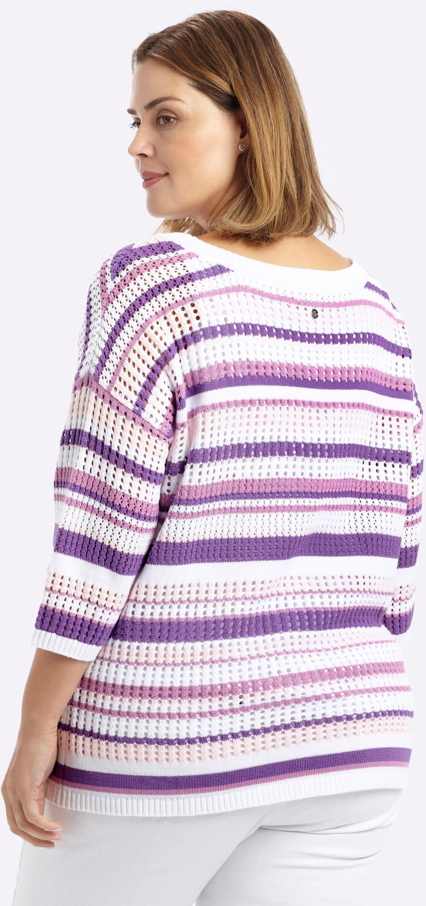 Sheego Pull à manches 3/4 »3/4-Arm-Pullover«