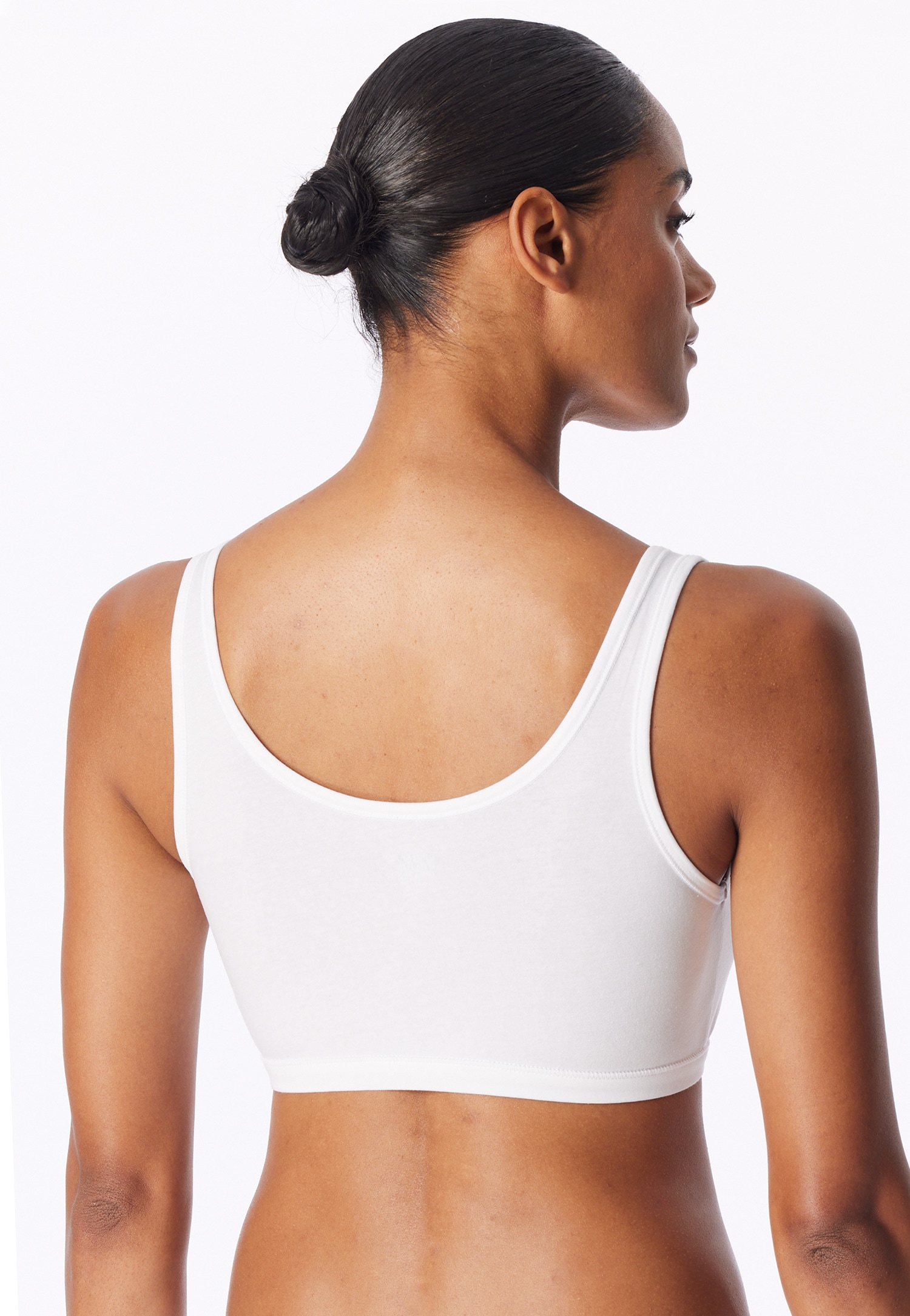 uncover by SCHIESSER Bustier »Uncover Cotton« bretelles larges, mélange coton, élastique, doux
