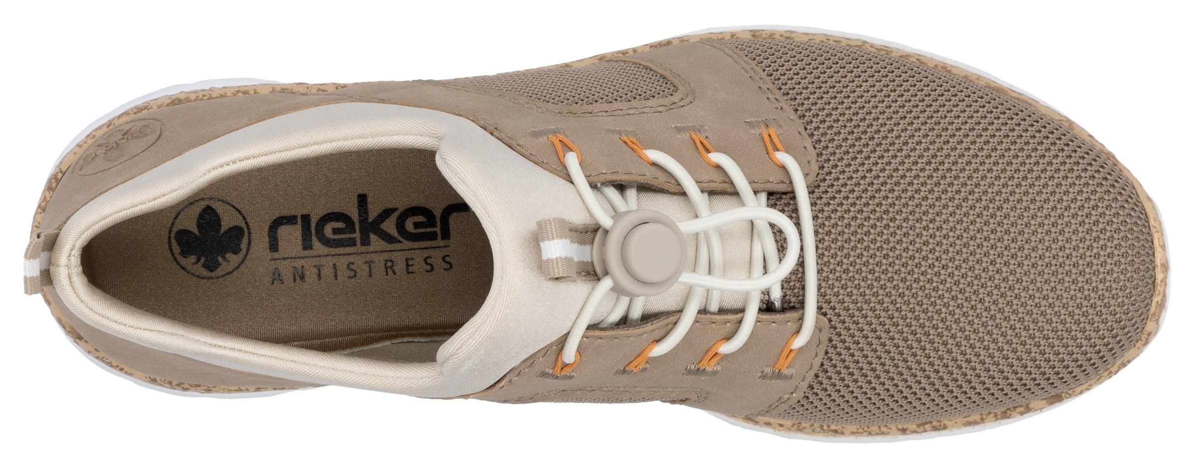 Rieker Baskets slip-on  , Schlupfschuh, Halbschuh, Slipper, Freizeitschuh mit Elastikeinstieg