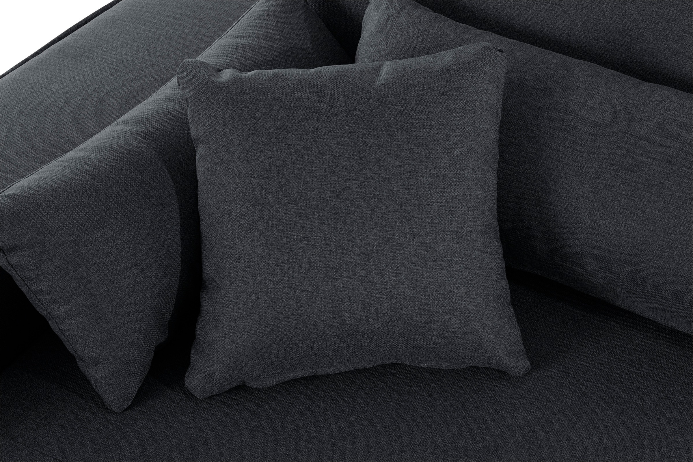 GOODproduct Ottomane »Enid« peut être placé individuellement ou comme partie d'un canapé modulaire, confort d'assise ferme