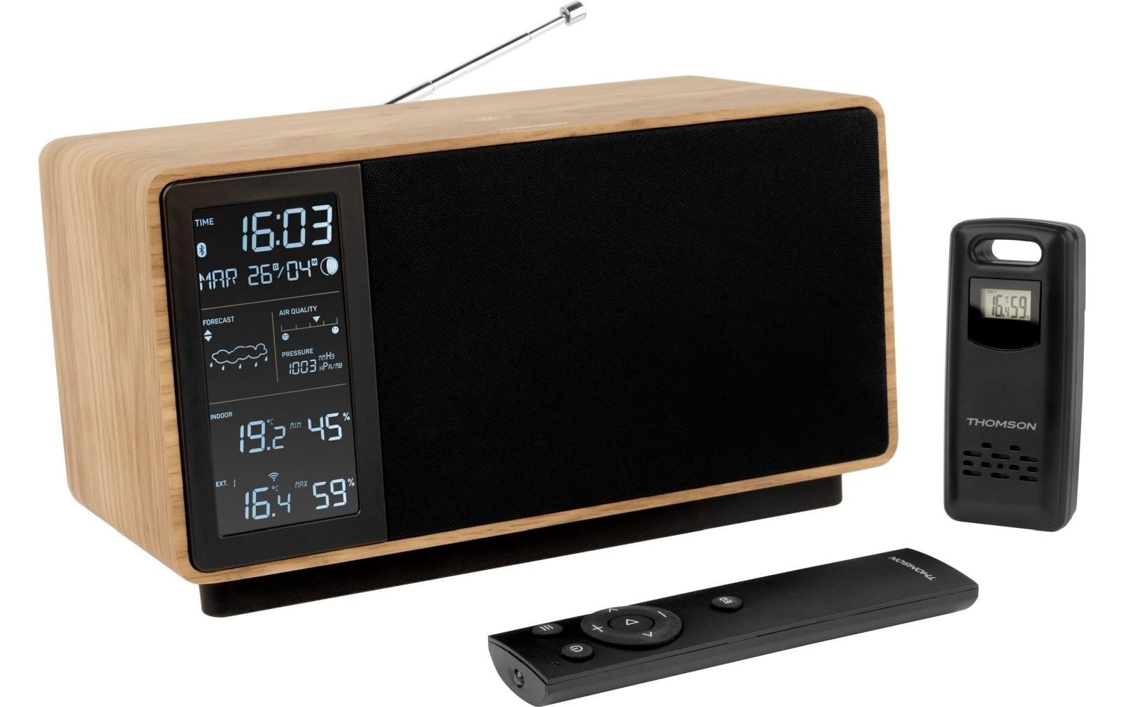 Thomson Station météo »WS202 Bluetooth-Lautsprecher, FM-Radio« ()