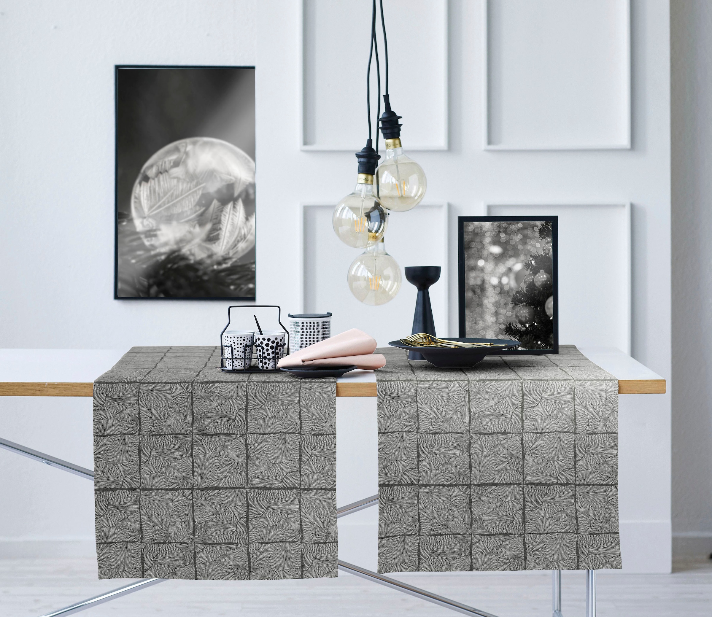 APELT Chemin de table »6300 CHRISTMAS GLAM, Weihnachtsdeko, Weihnachten« tissu jacquard Lurex