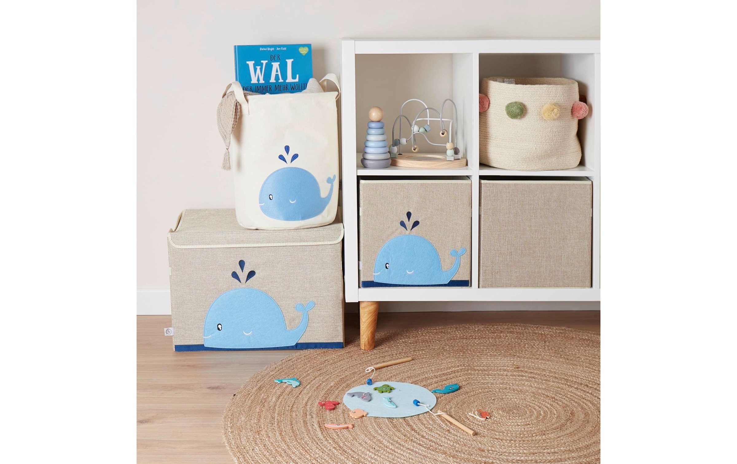 BIECO Aufbewahrungskorb »Wal«