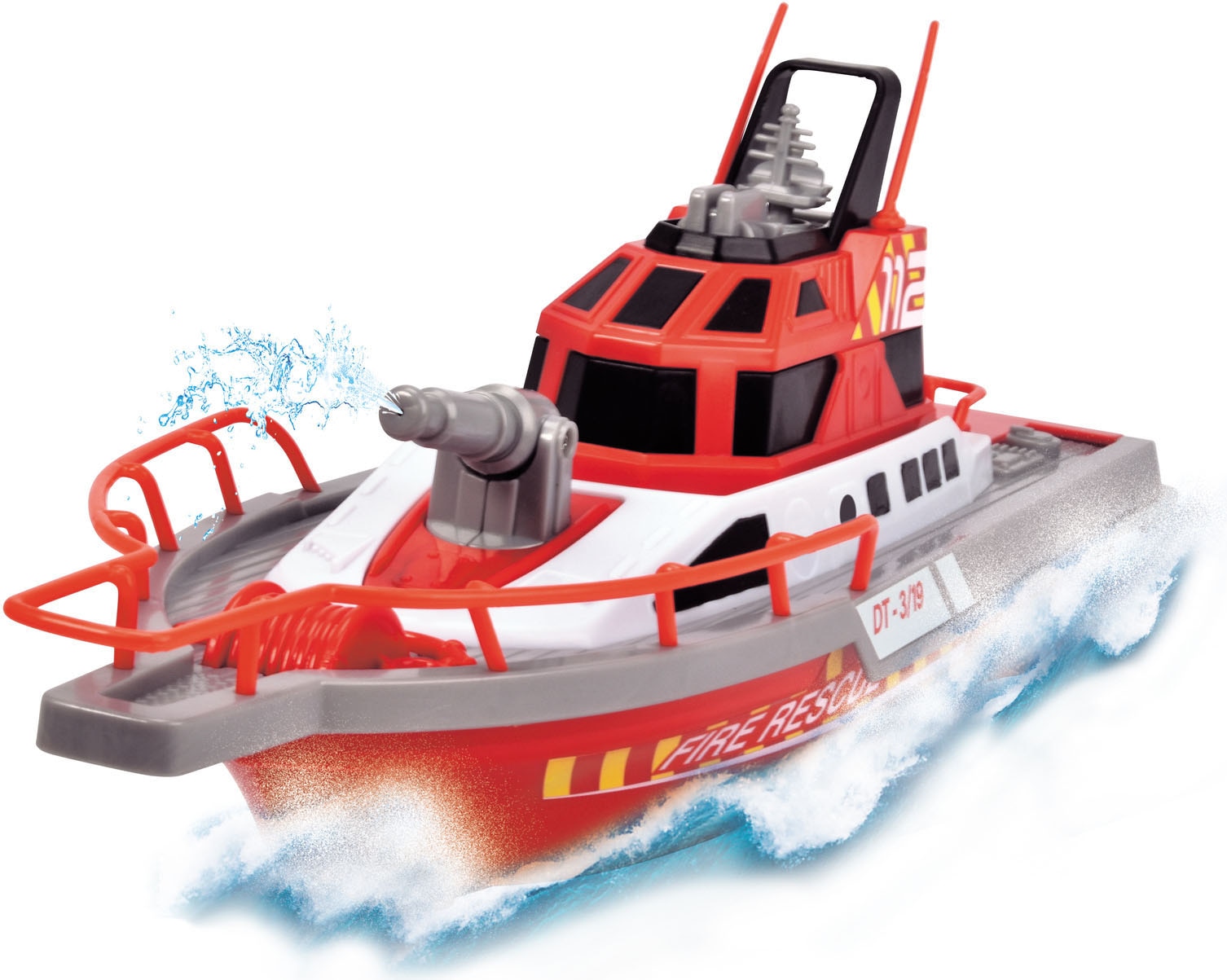 Dickie Toys Bateau RC »Feuerwehrboot« mit Wasserspritzfunktion und Fernbedienung