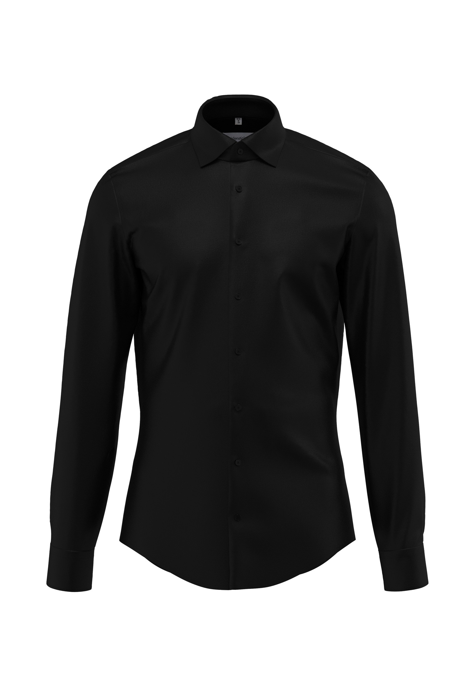 seidensticker Chemise d'affaires »Schwarze Rose« col Kent uni, extra long, coupe ajustée 1/1