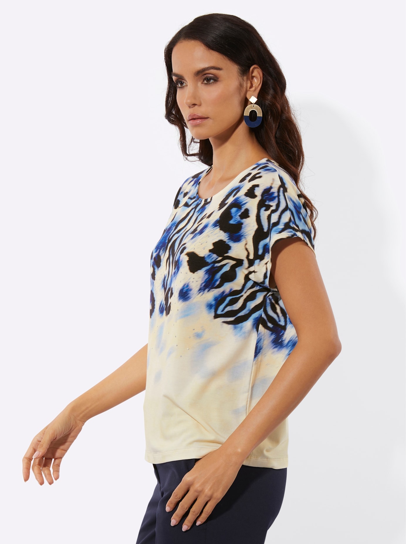 creation L T-shirt imprimé »Lyocell-Shirt« 1 pièces