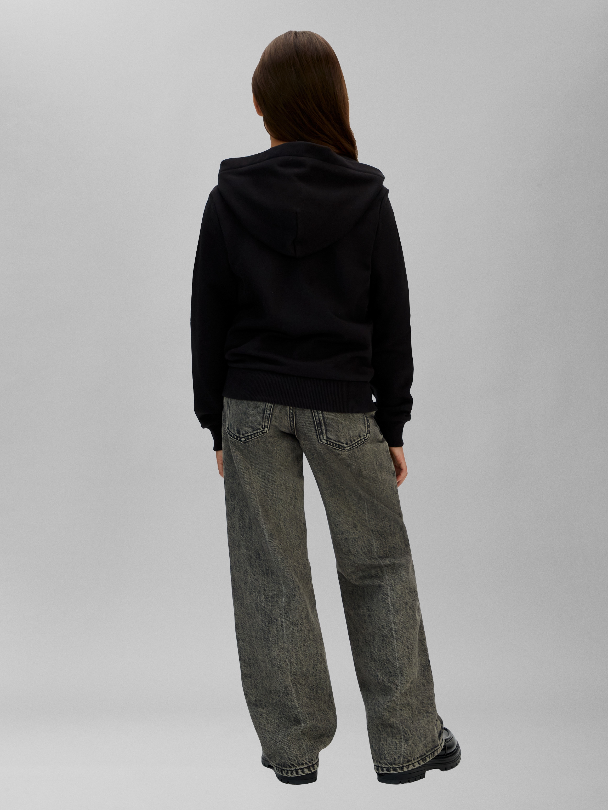 Calvin Klein Jeans Sweat à capuche »MINI BADGE ZIP-THROUGH« avec badge logo