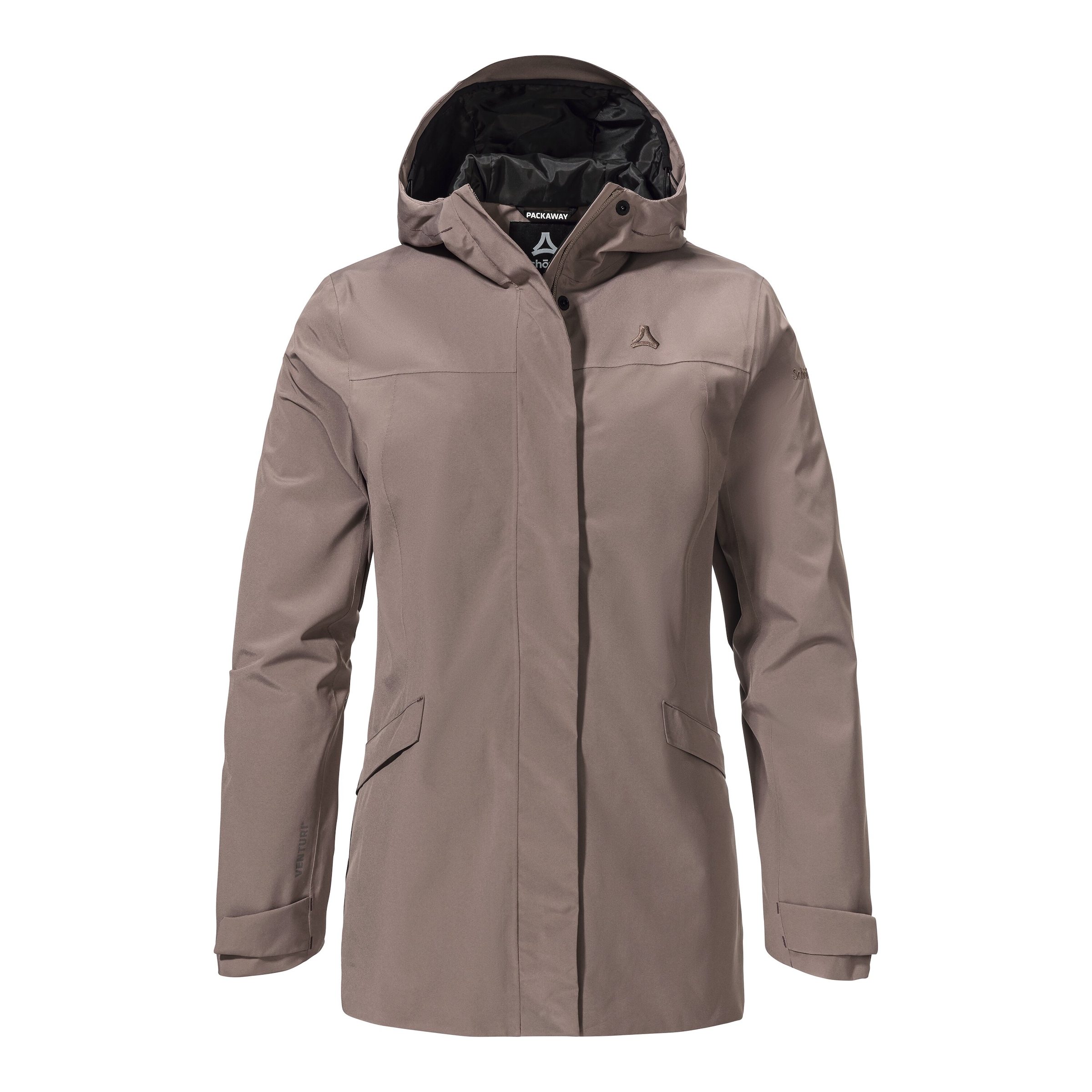 Schöffel Veste de pluie »CIRC Jacket Style Smue WMN« mit Kapuze Übergangsjacke für Trekking und Wandern, winddicht, wasserabweisend,