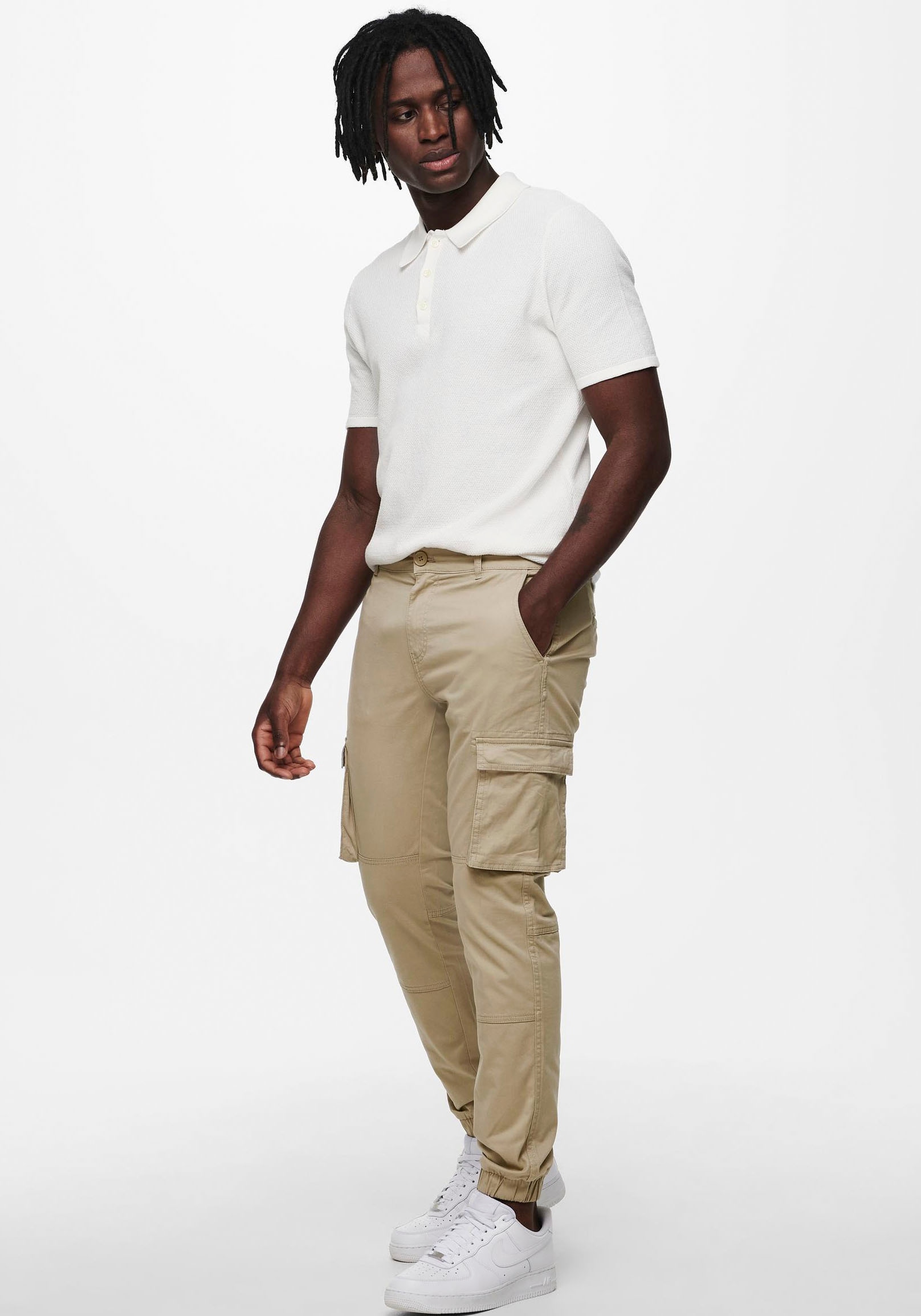 ONLY & SONS Pantalon cargo »ONSCAM STAGE CARGO CUFF LIFE 6687 NOOS«