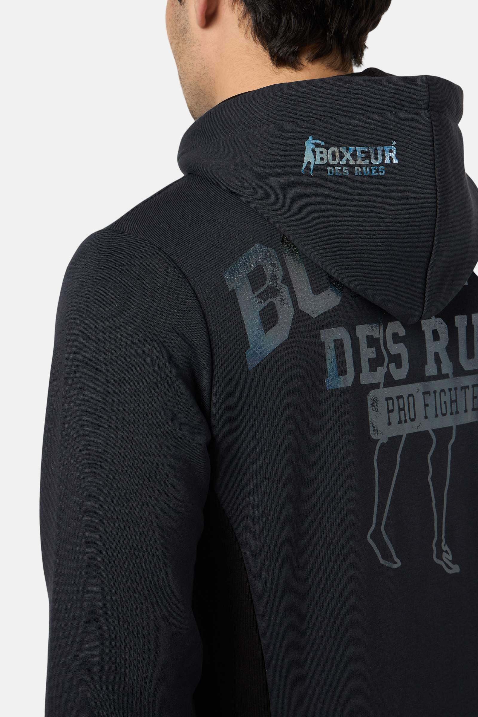 BOXEUR DES RUES Sweatjacke »BOXEUR DES RUES Sweatjacke Hooded Full Zip Sweatshirt«

