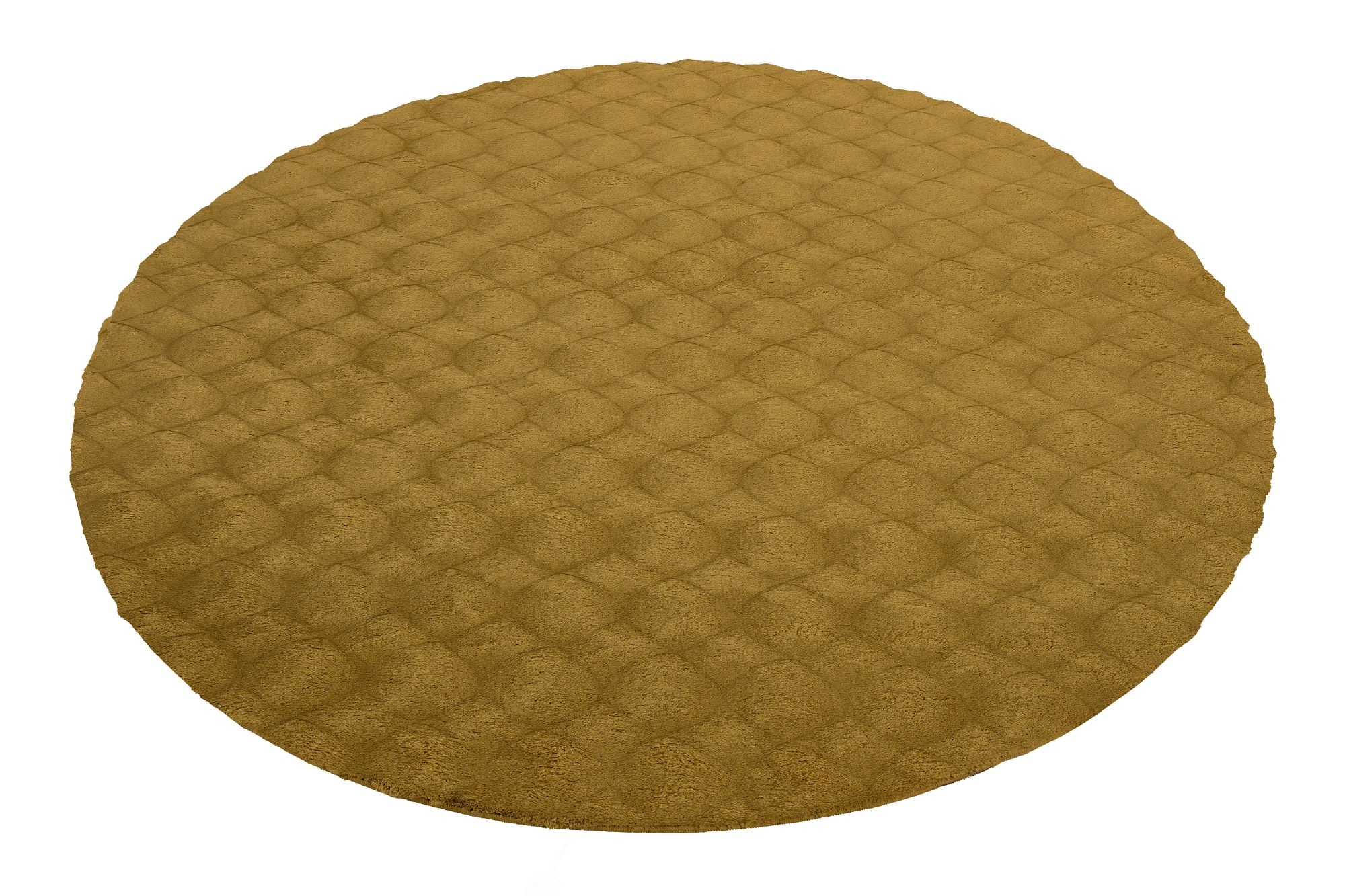 Obsession Tapis »Diamond Cut 800« Rond 30 mm Höhe Couleurs unies, effet haut-bas, doux et moelleux