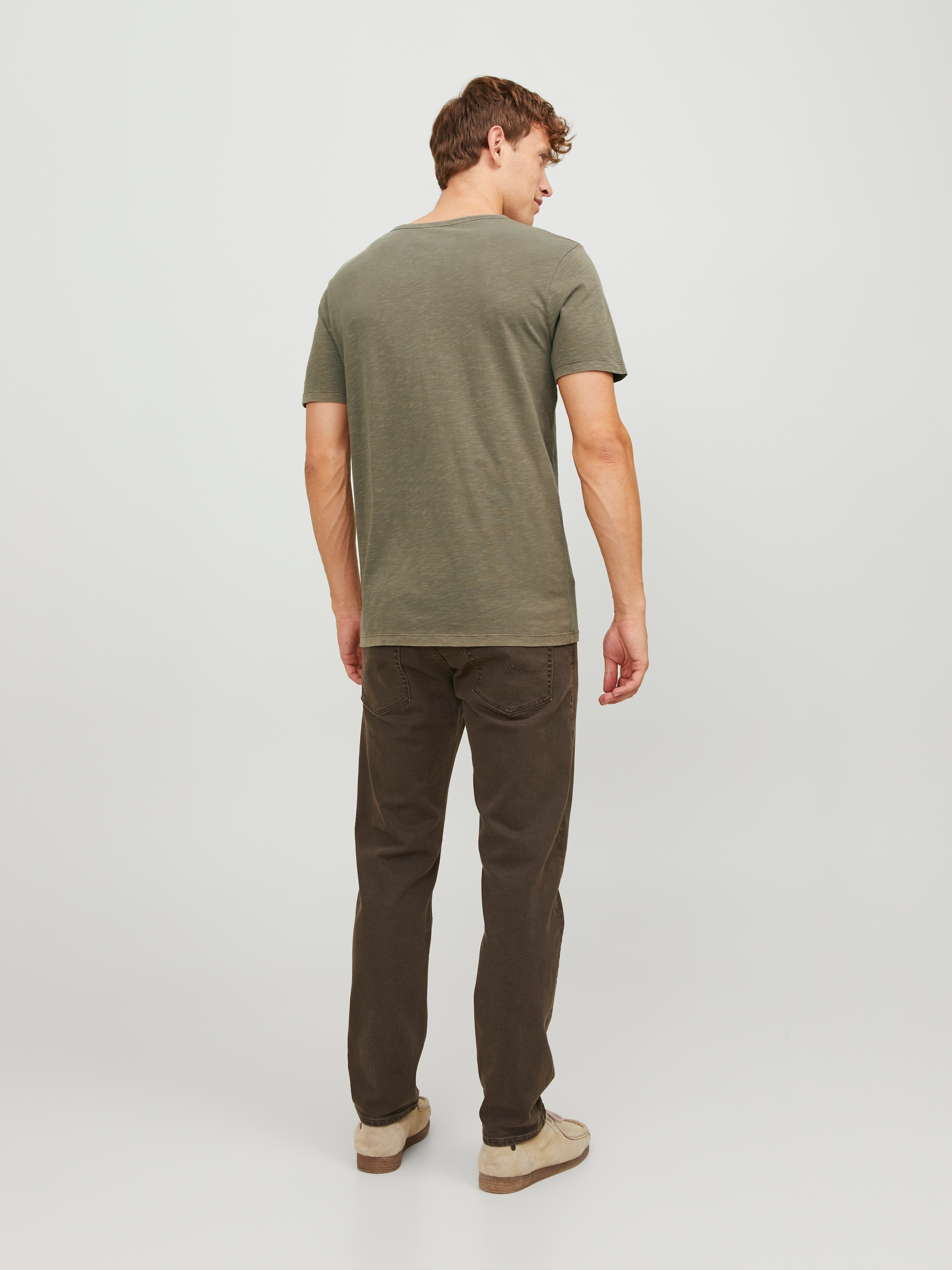 Jack & Jones T-shirt »SPLIT NECK TEE« avec encolure en V
