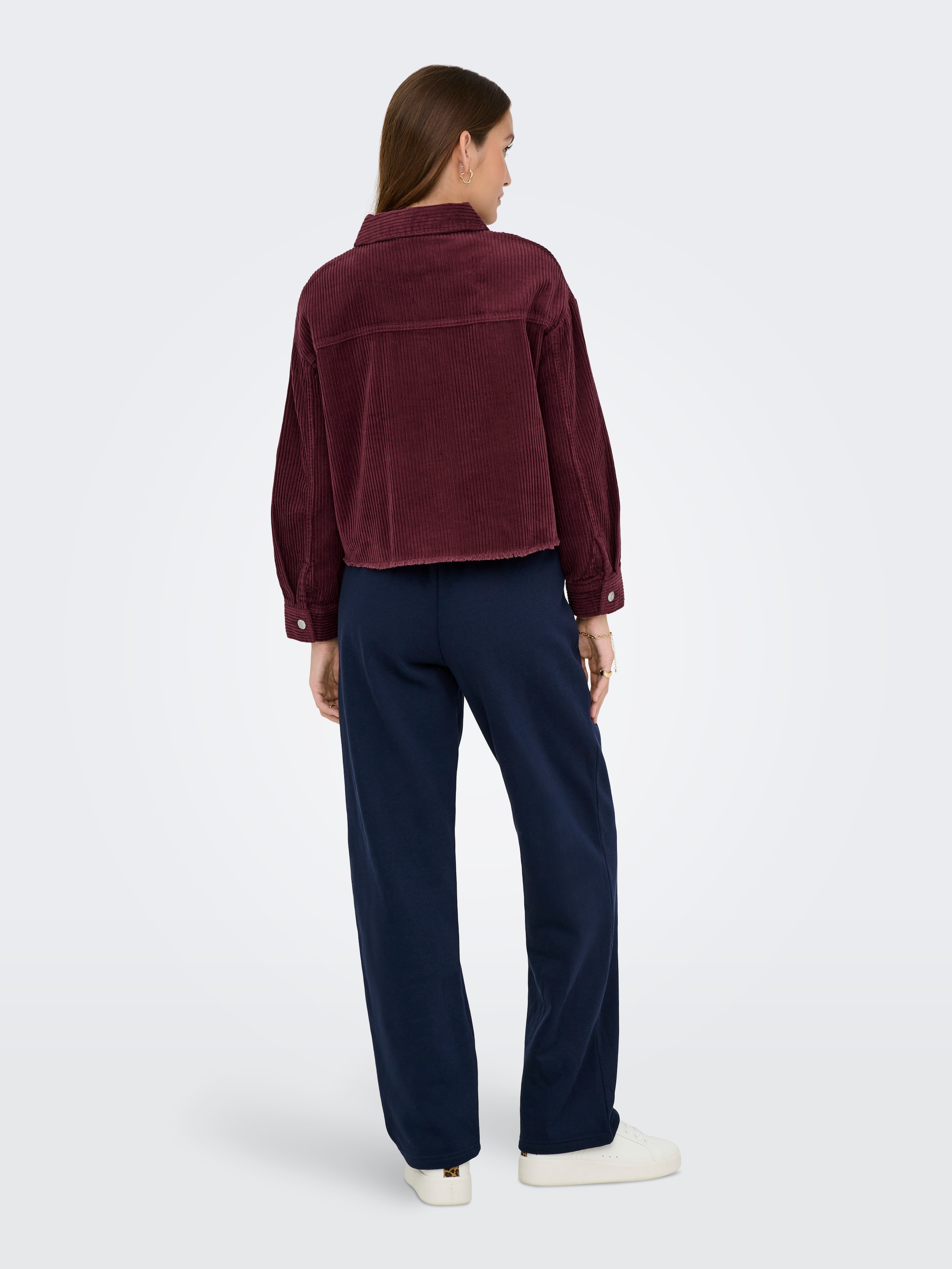 ONLY Veste en velours côtelé »ONLMARINA-ENY L/S CORD JACKET PNT NOOS« Coton